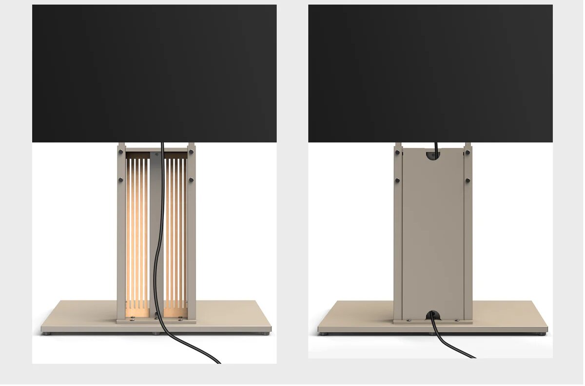 Suporte de Chão para TV Fitueyes Zen FT88 - Morandi Grey Grey-3