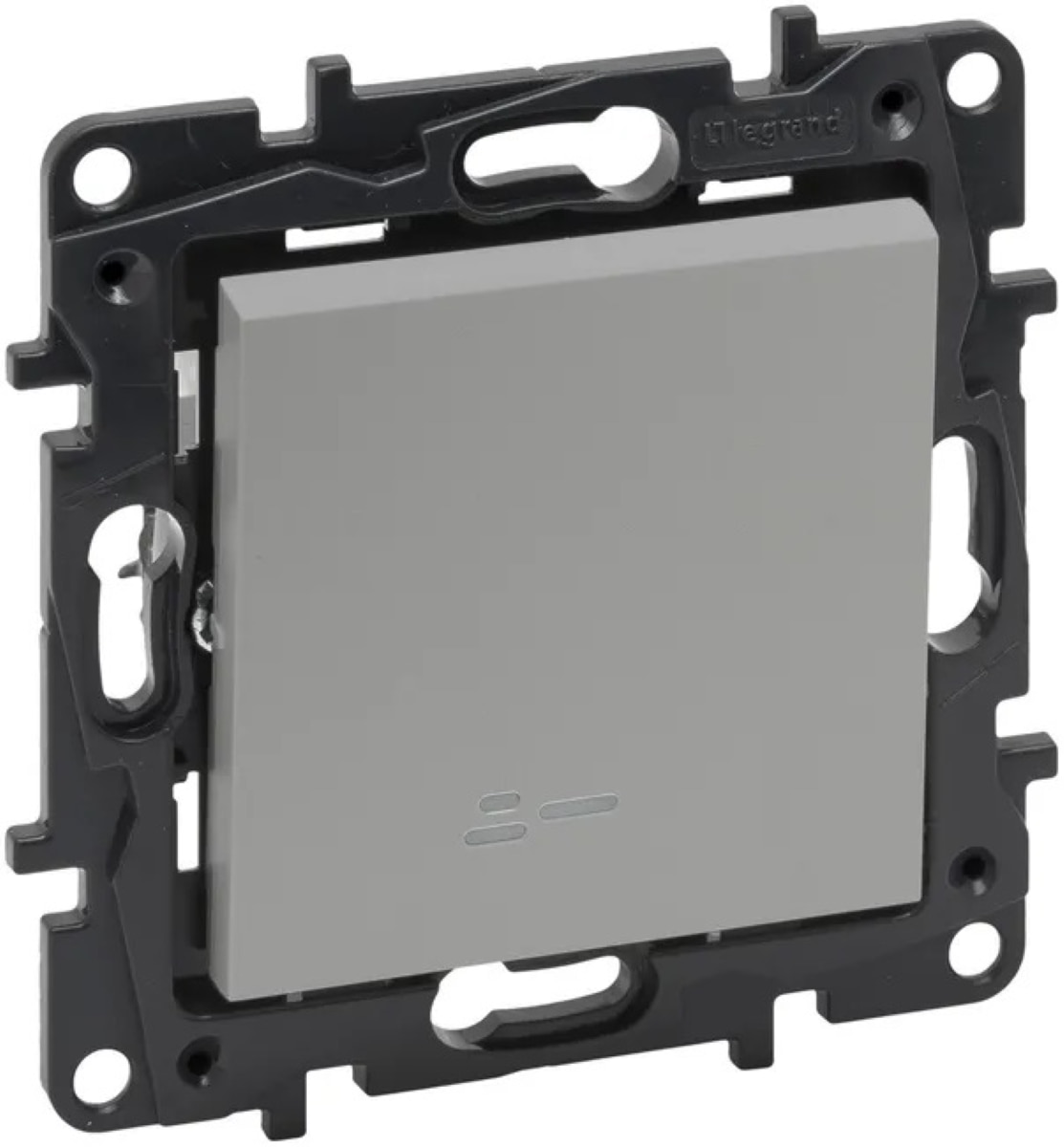Interruptor Comutador com Led Niloé Step - Branco 2