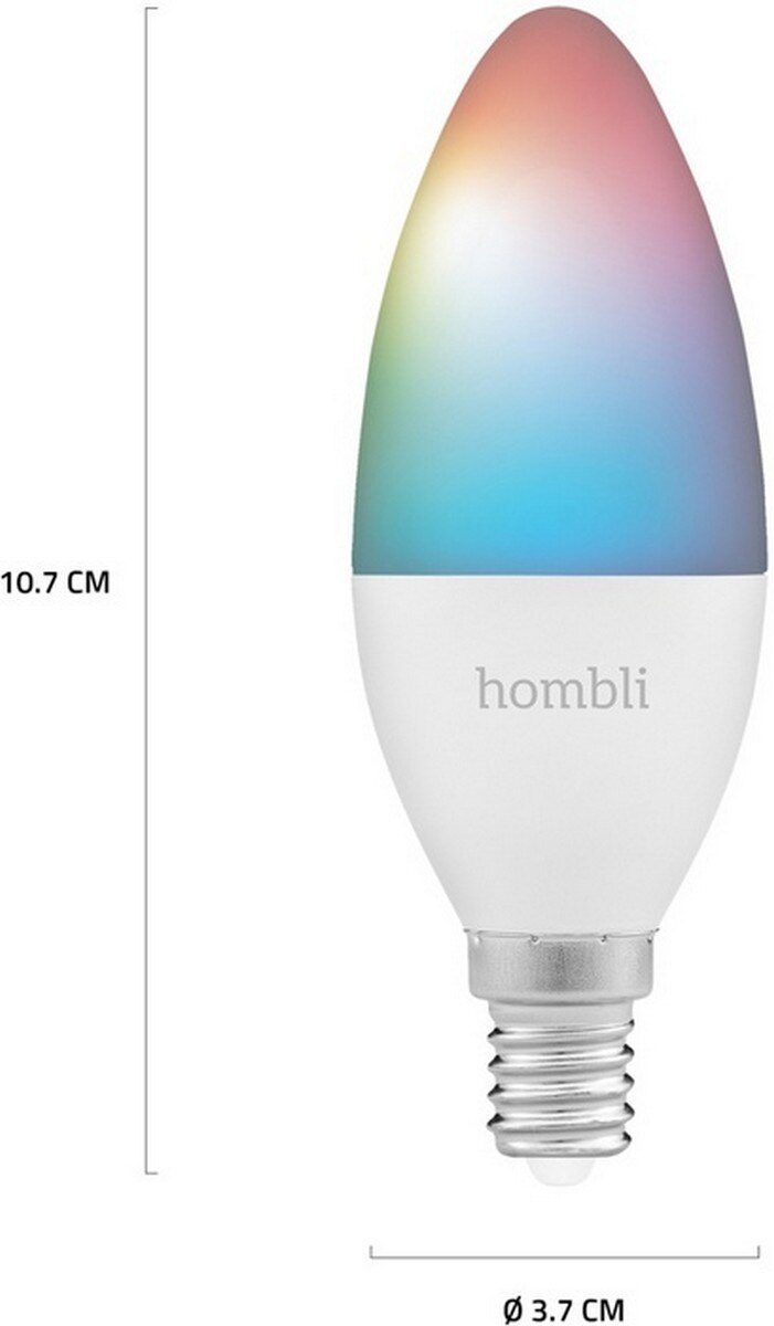 Lâmpada Inteligente Smart Bulb E14 RGB + CCT 3