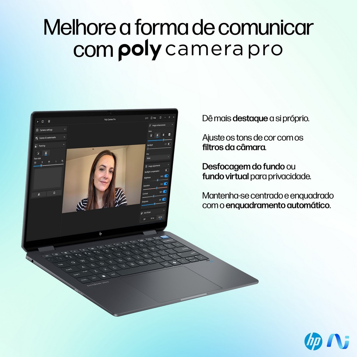 Computador Portátil HP OmniBook Ultra Flip Laptop 14-fh0021np,14", Ecrã tátil, Intel Core Ultra 7, RAM,1TB SSD, 3K, Windows 11 Home - Cinzento Eclipse Gray-9