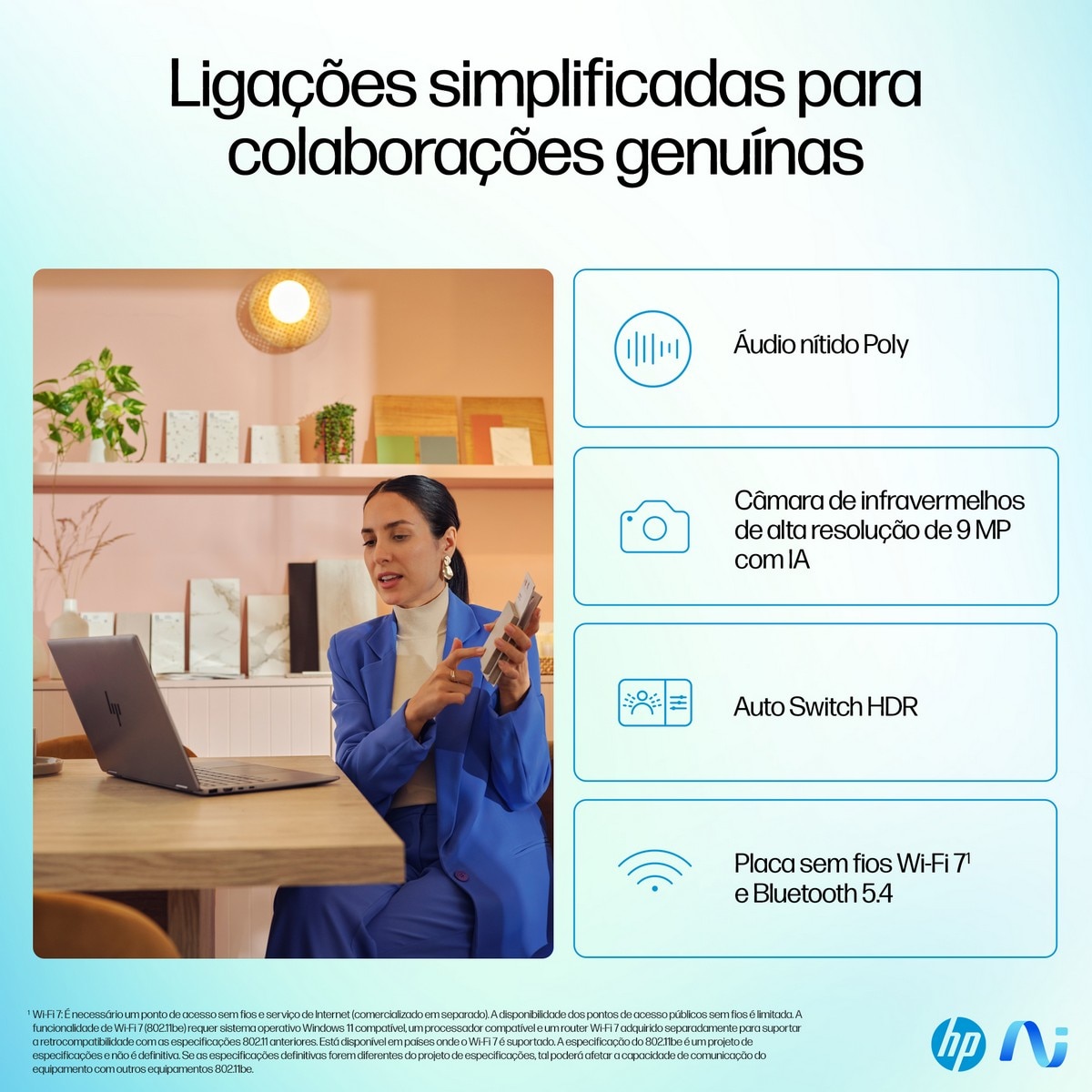 Computador Portátil HP OmniBook Ultra Flip Laptop 14-fh0021np,14", Ecrã tátil, Intel Core Ultra 7, RAM,1TB SSD, 3K, Windows 11 Home - Cinzento Eclipse Gray-12