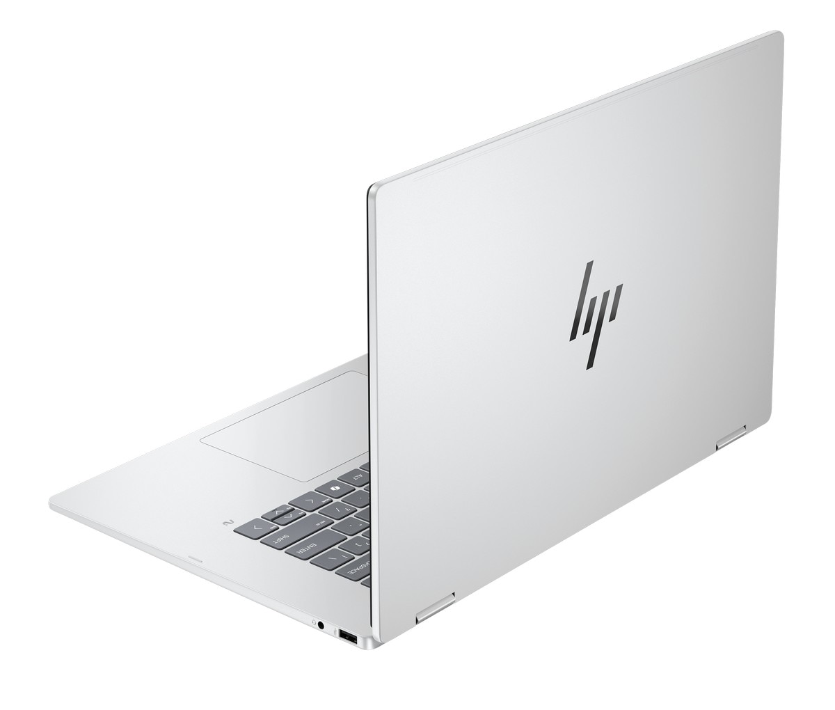 Computador Portátil 2 em 1 HP OmniBook X FlipNGAI 16-as0006np, Ultra 7-258V (8C), Intel Arc 140V GPU, RAM 32GB, 2 TB, Microsoft Modern - Prata Glaciar Prateado Glaciar-8