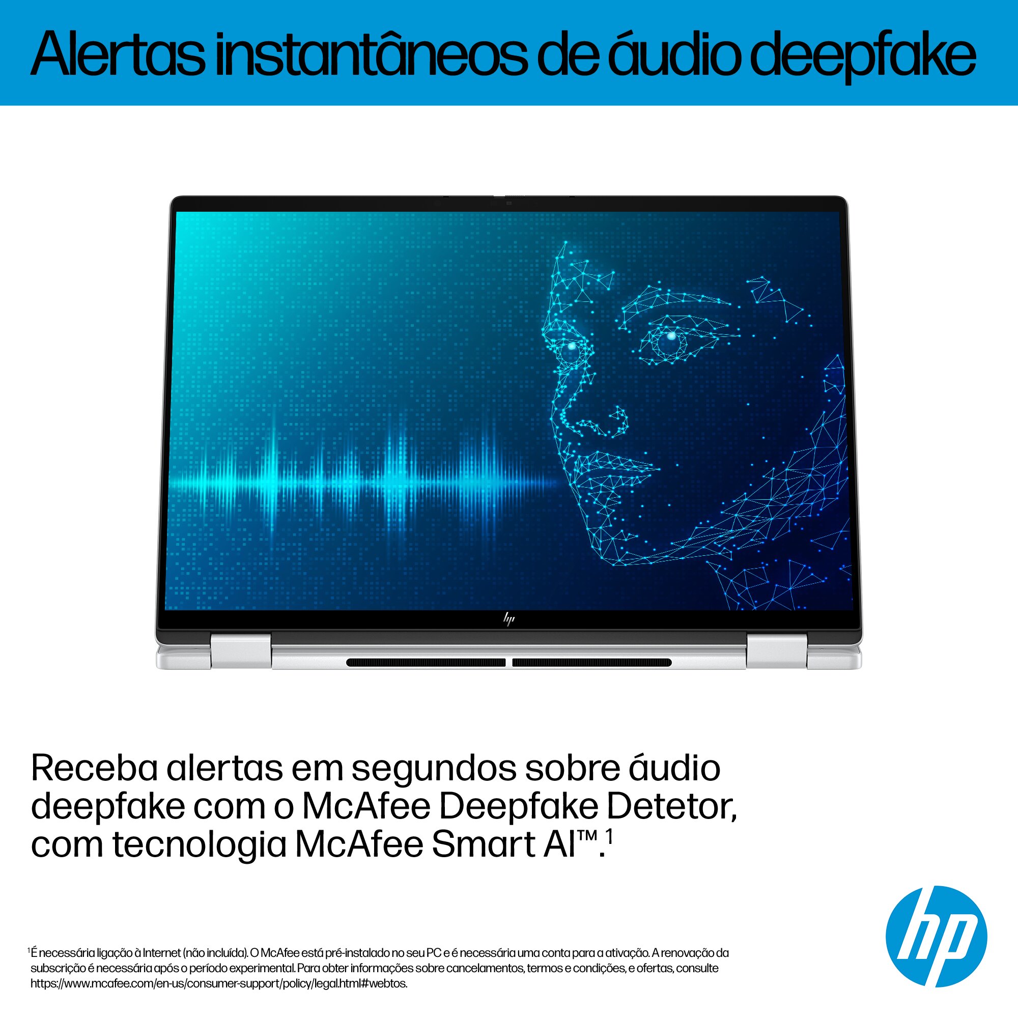 Computador Portátil 2 em 1 HP OmniBook X FlipNGAI 16-as0006np, Ultra 7-258V (8C), Intel Arc 140V GPU, RAM 32GB, 2 TB, com PEN, Microsoft Modern - Prata Glaciar Prateado Glaciar-12