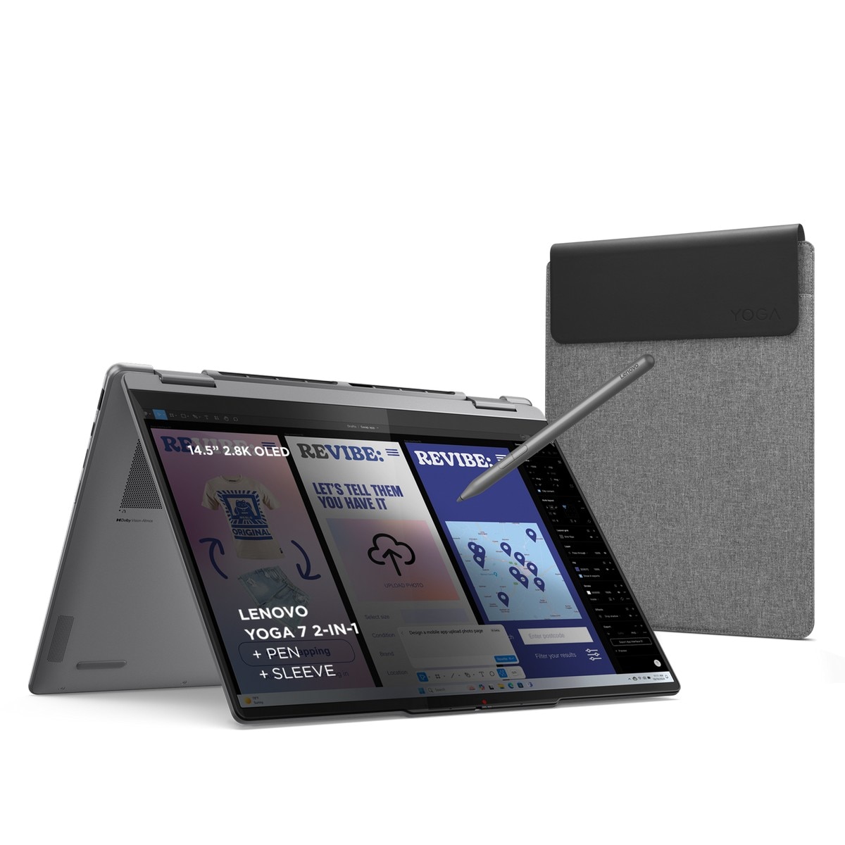 Imagem 0 de Computador Portátil 2 em 1 Lenovo Yoga 7 14ILL10-197 14" Touch 2-in-1 Ultra 7 258V, RAM 32GB, SSD 1TB, Intel Arc Graphics, Windows 11 Home - Cinza
