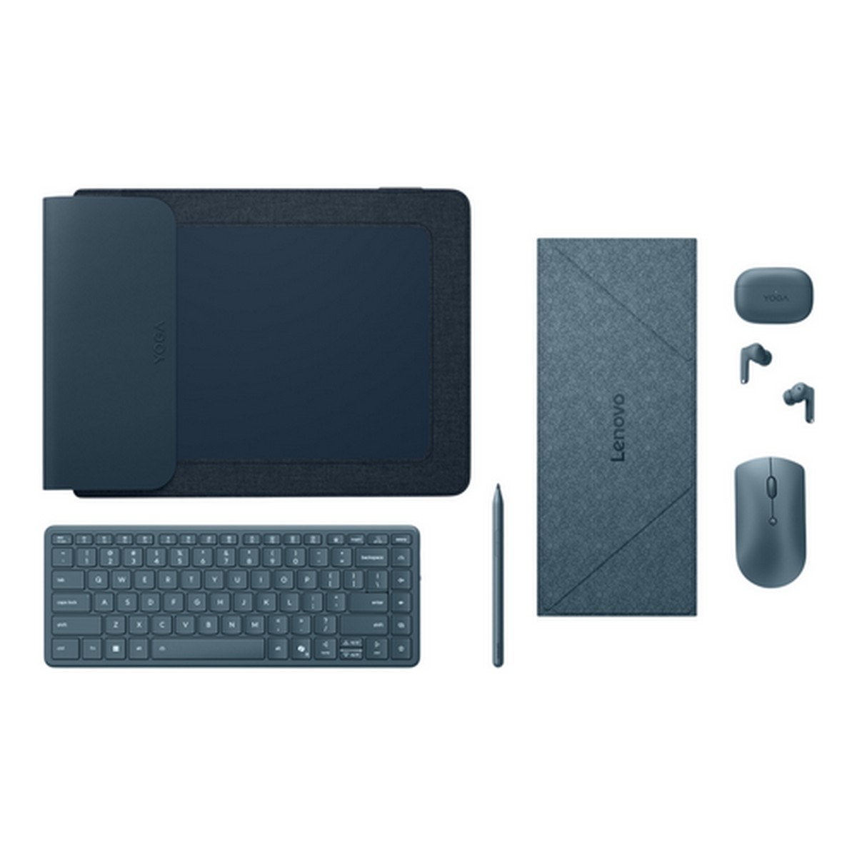 Computador Portátil Lenovo Yoga Book 9 14IAH10-058 2x 14" Touch Ultra 7 255H, RAM 32GB, SSD 1TB, Intel Graphics, W11 Home Azul + Teclado + Rato + Pen 6