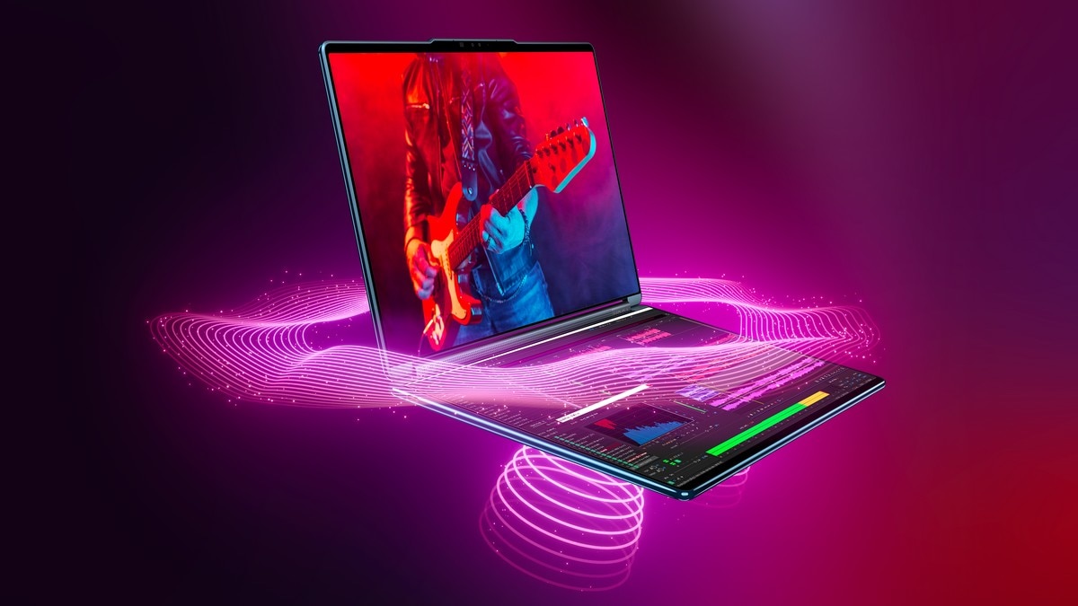 Computador Portátil Lenovo Yoga Book 9 14IAH10-058 2x 14" Touch Ultra 7 255H, RAM 32GB, SSD 1TB, Intel Graphics, W11 Home Azul + Teclado + Rato + Pen 21