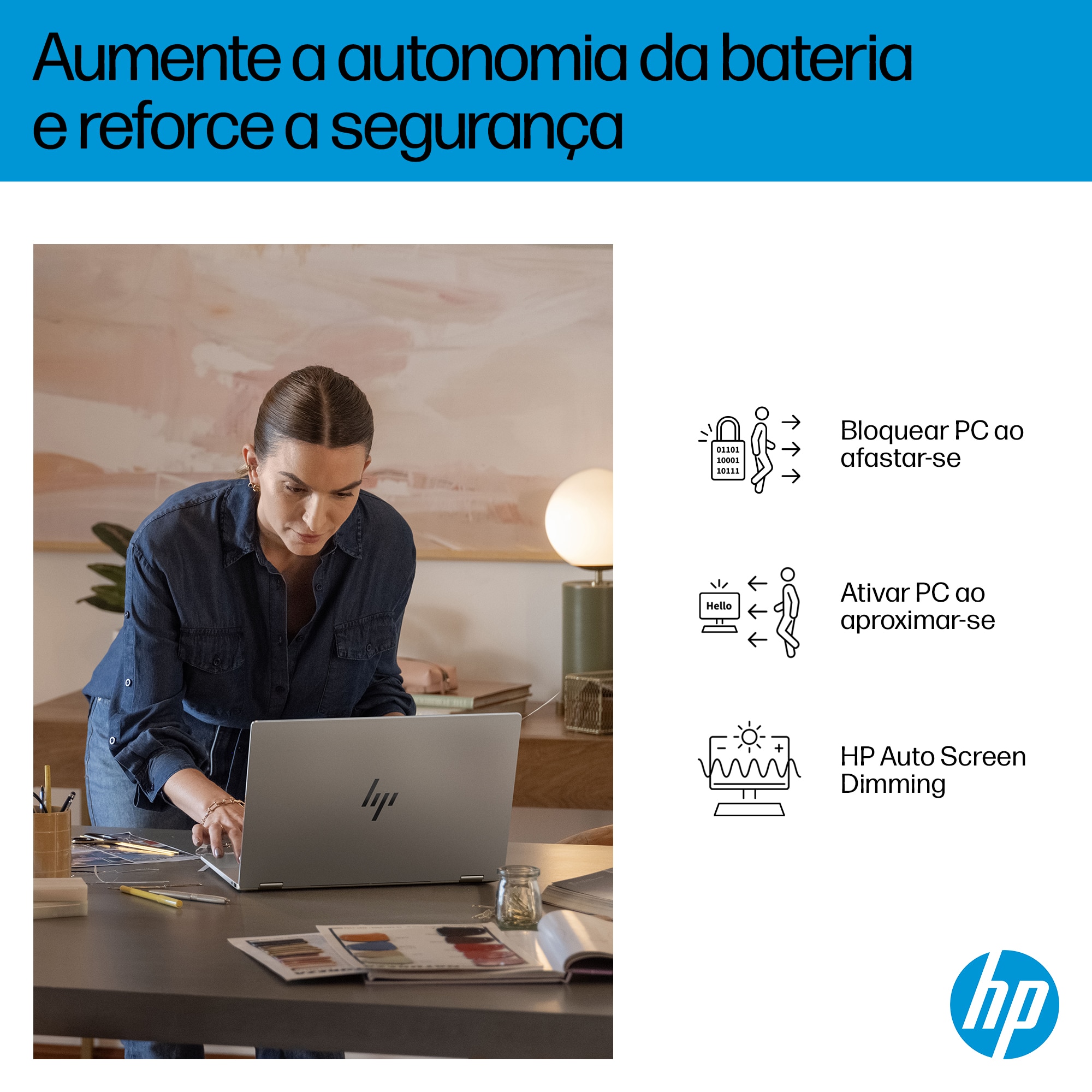 Computador Portátil HP OmniBook X FlipNGAI Flip 2-in-1 Laptop Next Gen AI 16-as0003np Copilot+ PC Intel Core Ultra 7 256V 40,6 cm (16") Ecrã Táctil 2K 16GB LPDDR5x-SDRAM 1TB SSD Wi-Fi7 (802.11be) W11H Silver-10