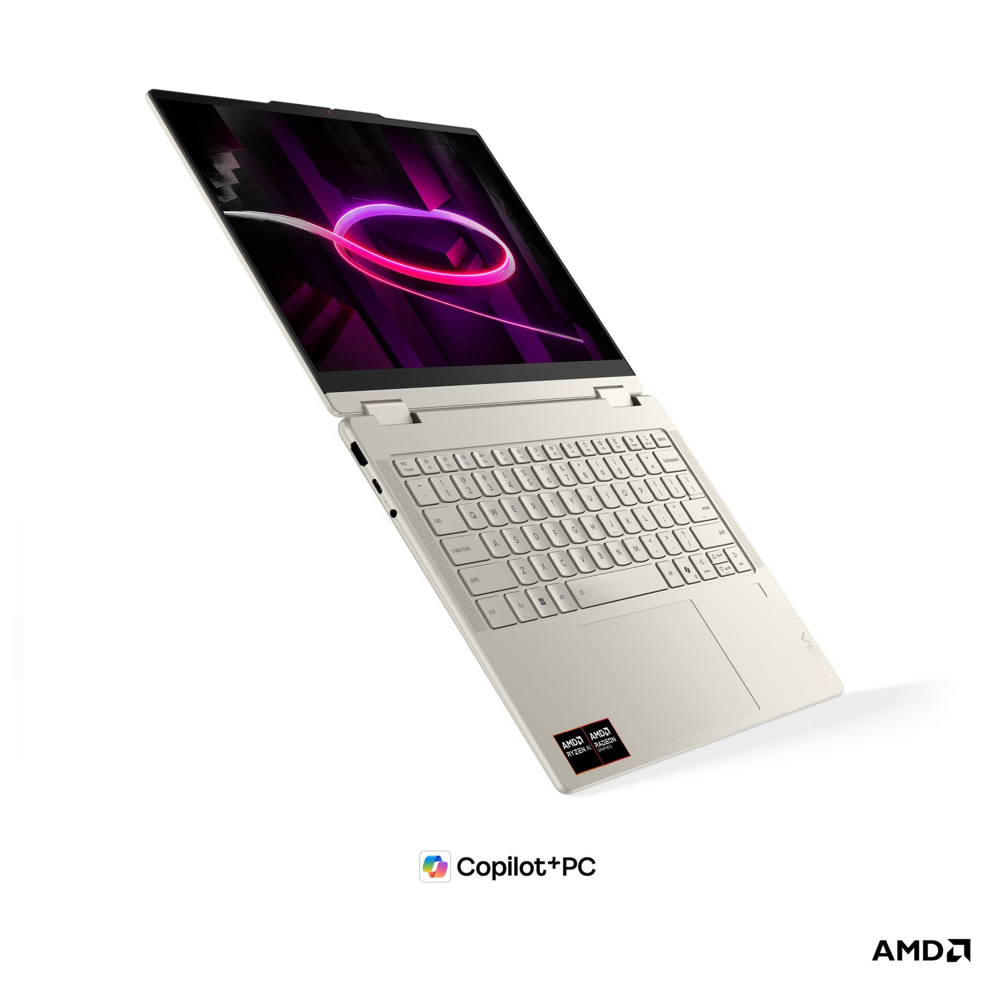 Computador Portátil Lenovo Yoga 7a (Gen 11) Copilot AI 14AGP11-176 14" Seashell + Yoga Pen Gen 2 Seashell-5