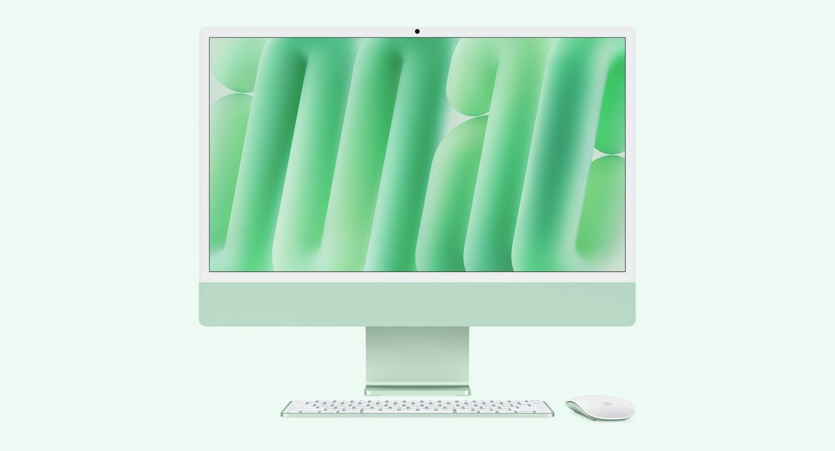 Apple iMac 24" Retina 4.5K, M4 8 Core CPU, 8 Core GPU, 16GB, 256GB SSD Green-1