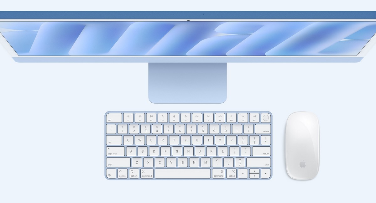 Apple iMac 24" Retina 4.5K, M4 8 Core CPU, 8 Core GPU, 16GB, 256GB SSD Blue-4