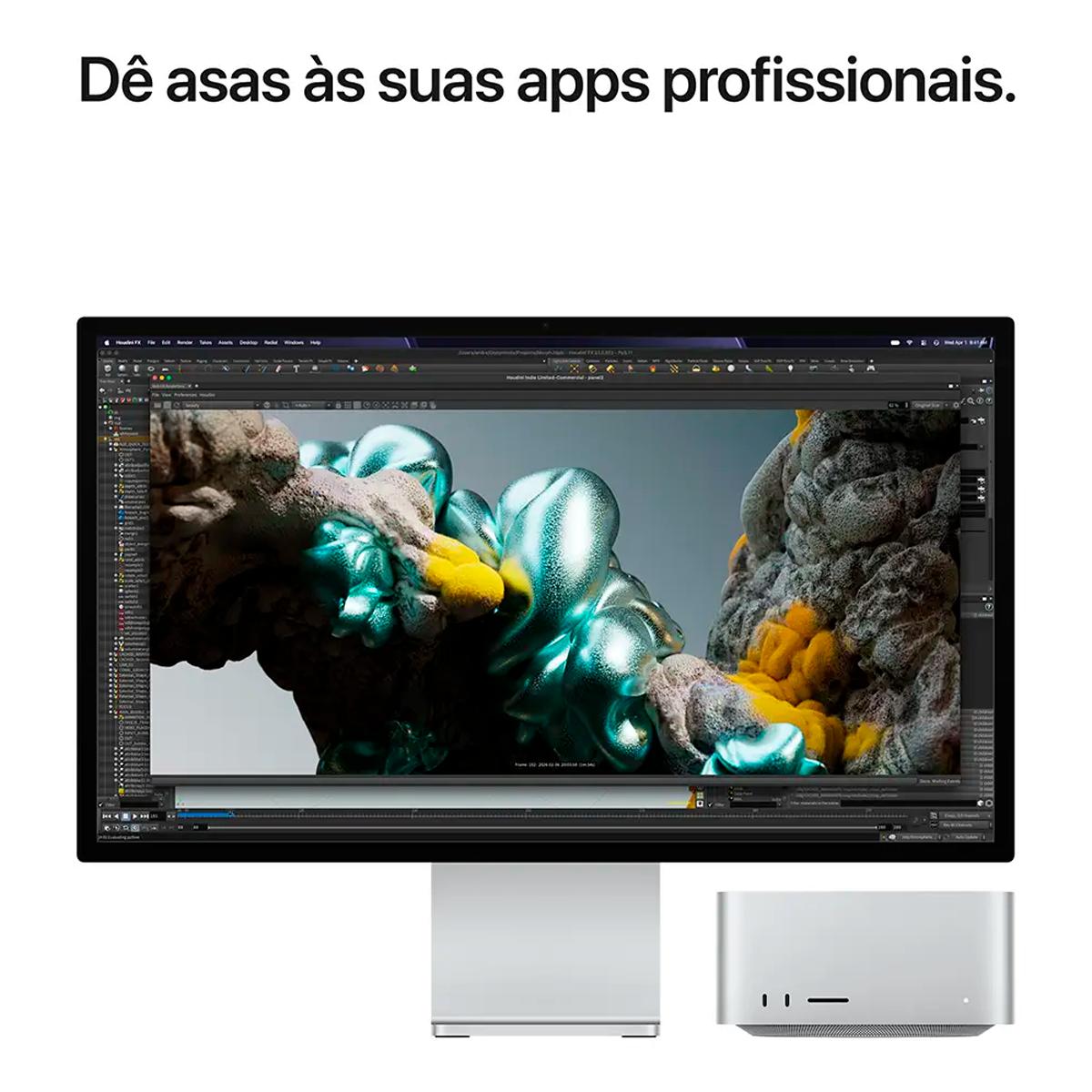 Apple Mac Studio M5 Ultra CPU 30-core, GPU 64?core Prata-7