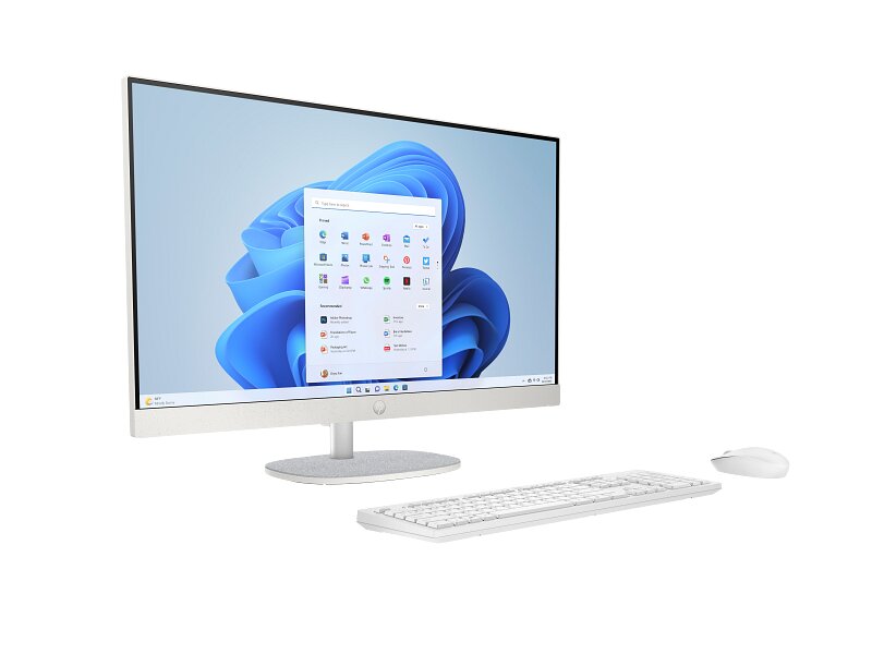 Computador HP 27" All-in-One 27-cr0032np PC D9HE2EA - Bege Bege-3
