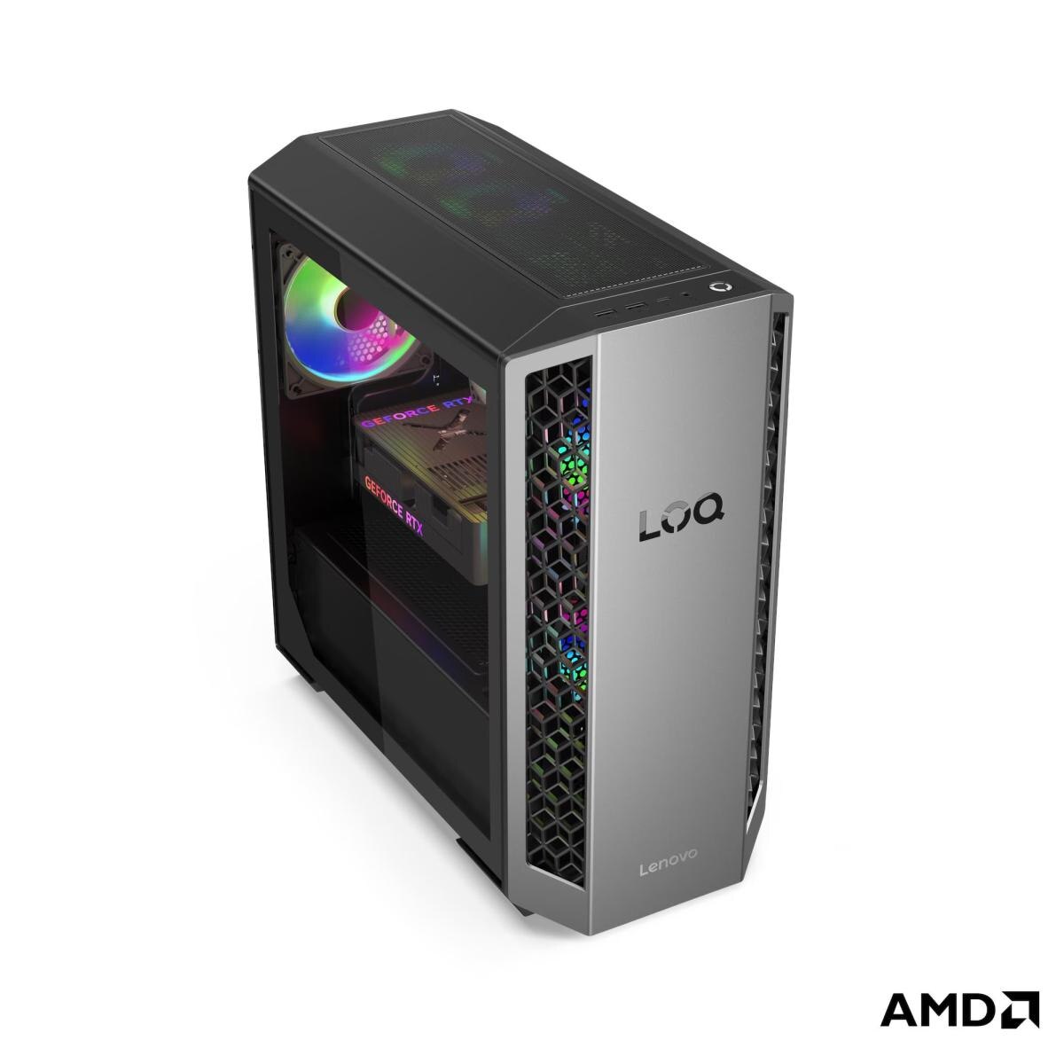 Computador Desktop Gaming Lenovo LOQ Tower 26ADR10-878 R7 8ª Preto-4