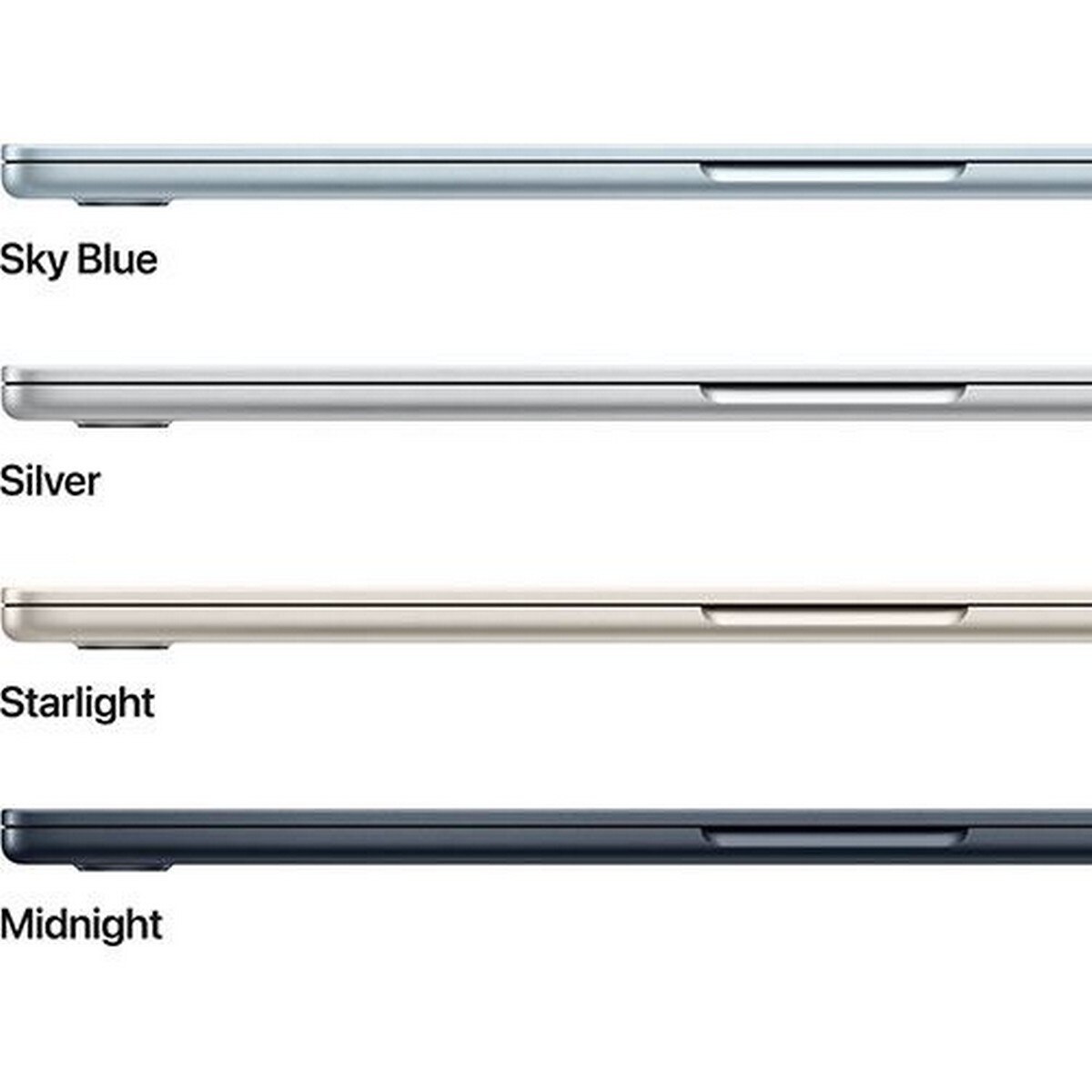 MacBook Air 15'' (2025), M4, CPU 10-core, RAM 16GB, 512GB SSD, GPU 10-core - Sky Blue 3
