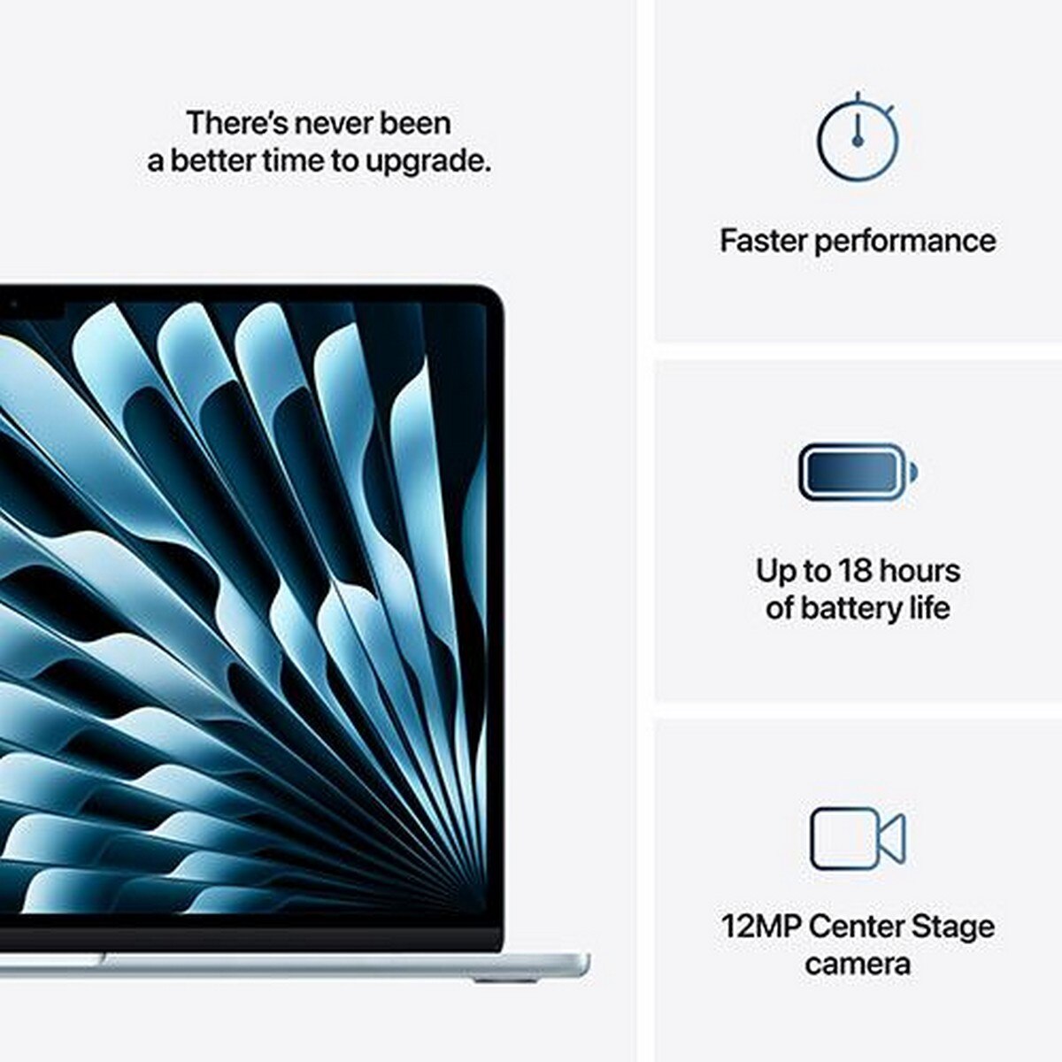 MacBook Air 15'' (2025), M4, CPU 10-core, RAM 16GB, 512GB SSD, GPU 10-core - Sky Blue 10