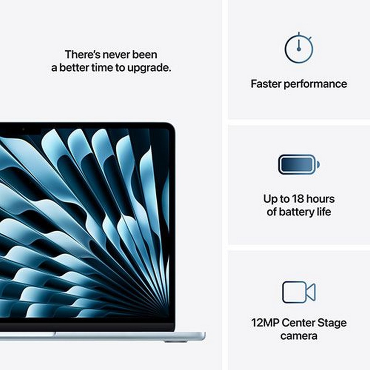 MacBook Air 13'' (2025), M4, CPU 10-core, RAM 16GB, 512GB SSD, GPU 10-core - Sky Blue 10
