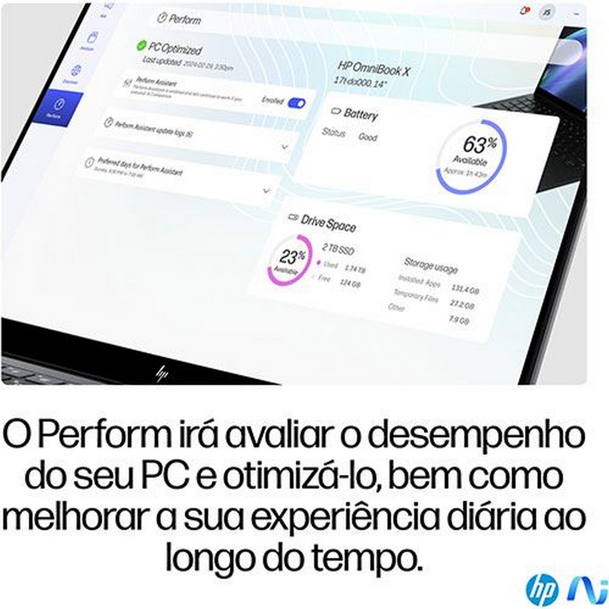 Computador Portátil HP 14" OmniBook X 14-fe0002np, Snapdragon X Elite X1E-78-100, RAM 32GB, 1TB SSD, Windows 11 Home 7