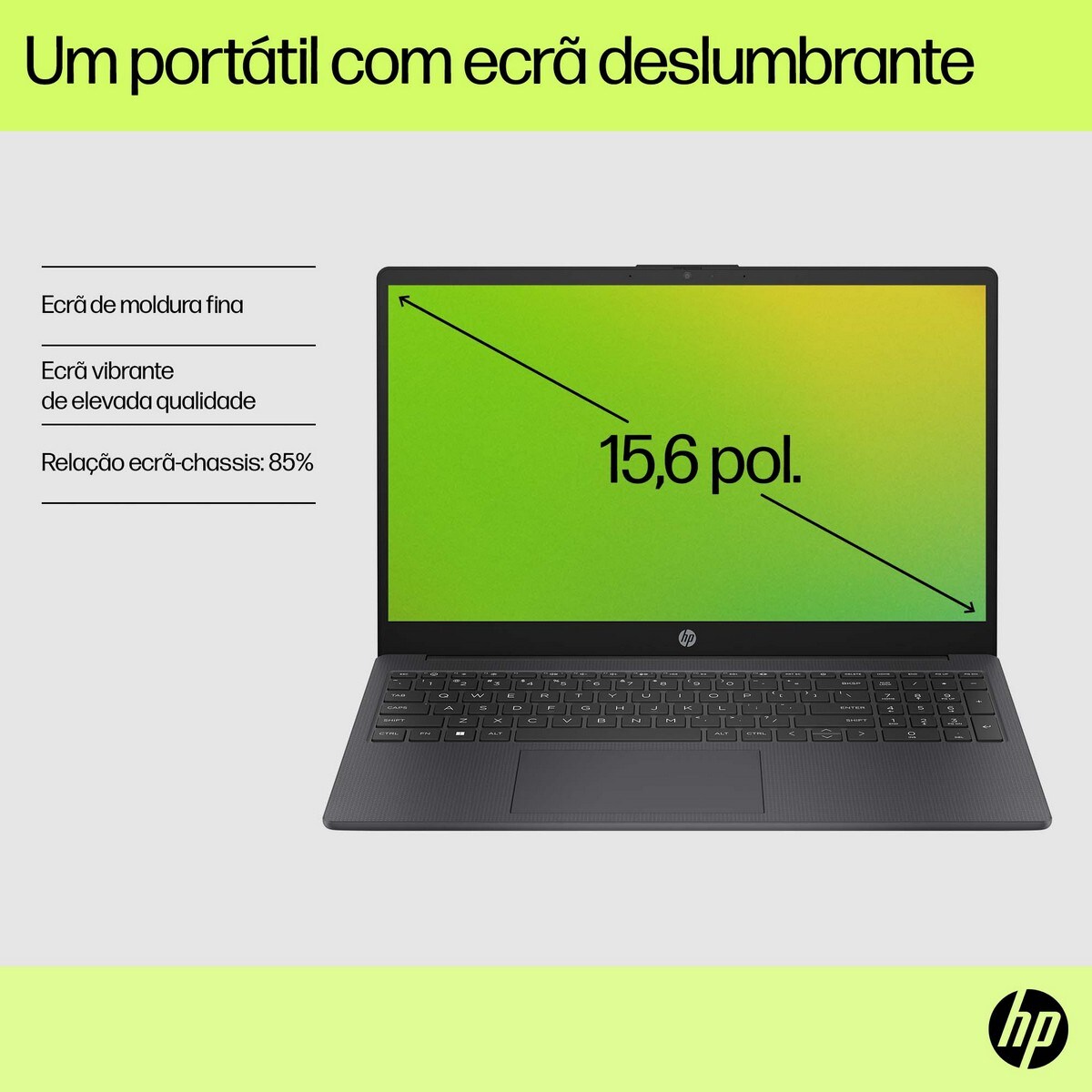 Computador Portátil HP Laptop 15-fd0079np (BC5F3EA), 15,6" FHD, Intel Core i7-1355U, Intel Iris Xe, RAM 16GB, 1TB, Microsoft Classic - Chalkboard Gray Charcoal Grey-5