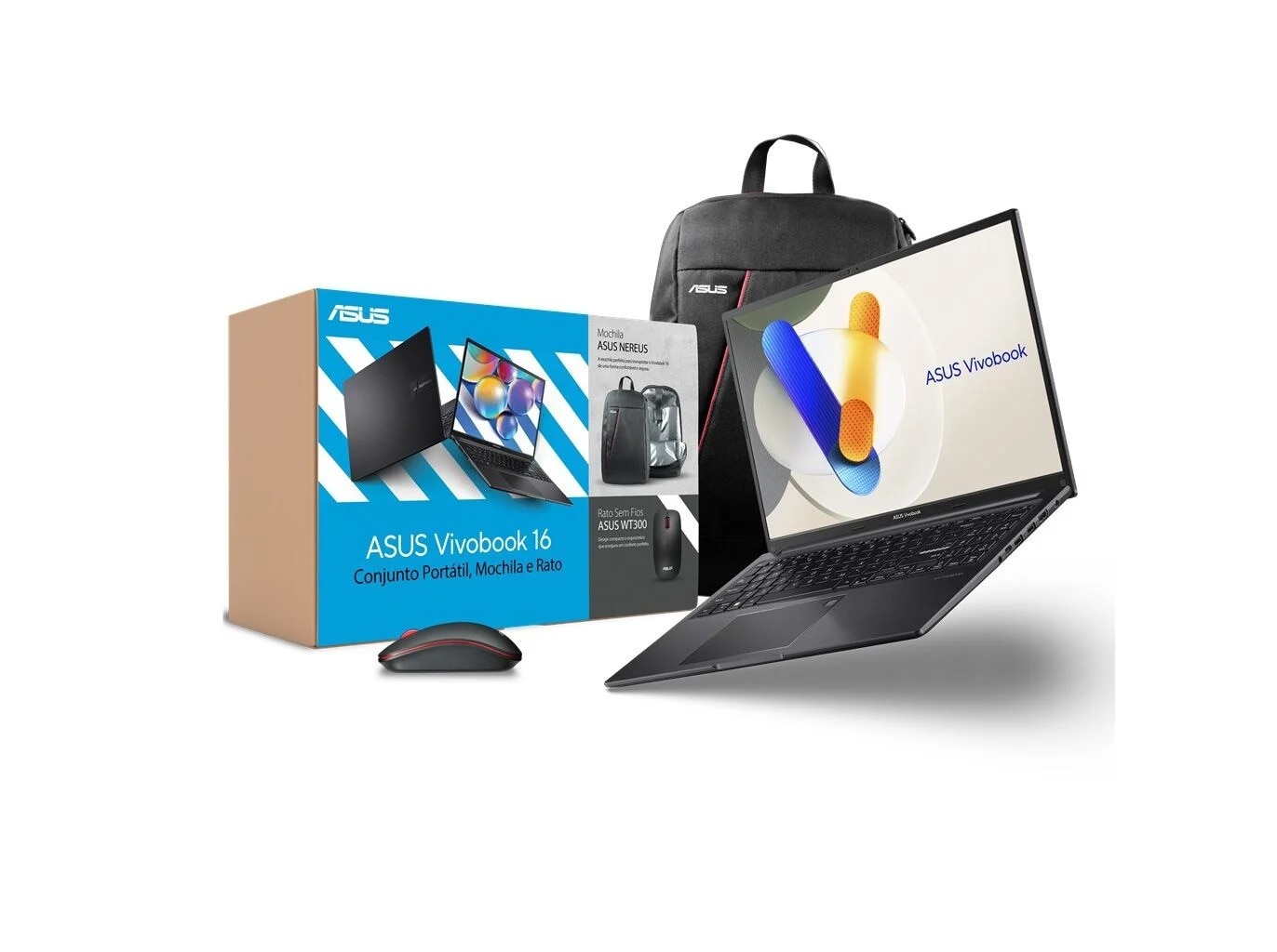 Imagem 0 de Computador Portátil Asus Vivobook 16 F1605VA-53ALHDPB3 16" i5/16/512gb + Rato+ Mochila