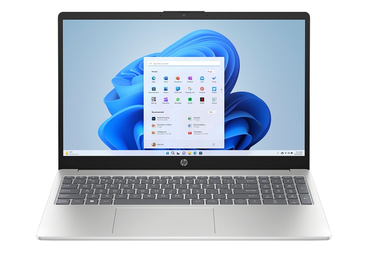 Computador Portátil HP Laptop 15-fc0094np, Windows 11 Home, 15.6", AMD Ryzen? 5, 16GB RAM, 512GB SSD, FHD - Prateado Natural 1