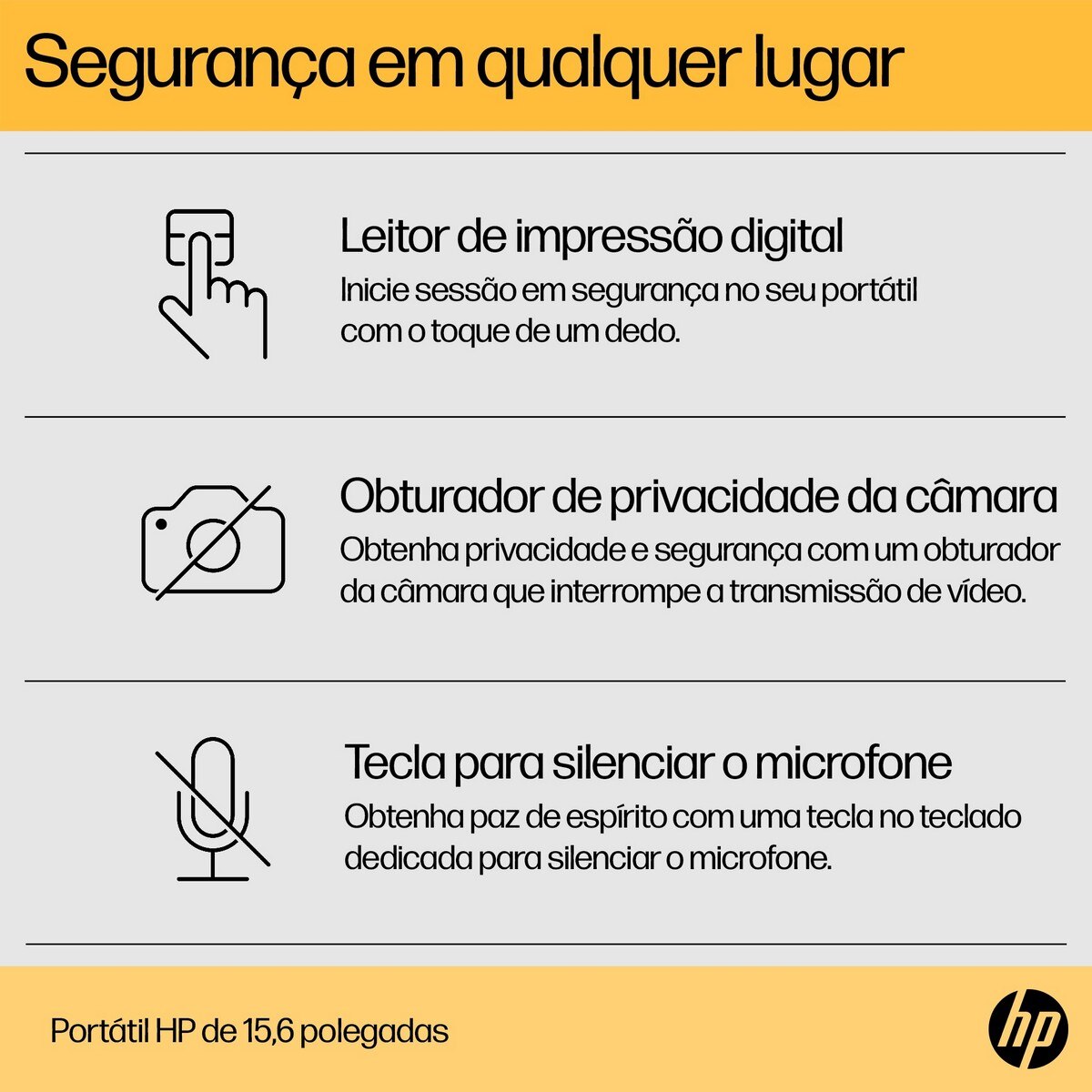 Computador Portátil HP Laptop 15-fc0094np, Windows 11 Home, 15.6", AMD Ryzen? 5, 16GB RAM, 512GB SSD, FHD - Prateado Natural 8