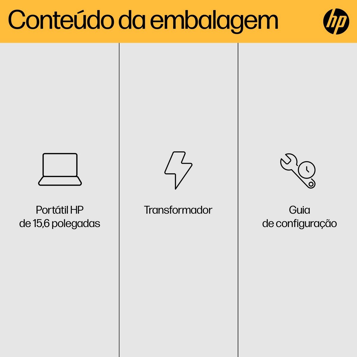 Computador Portátil HP Laptop 15-fc0094np, Windows 11 Home, 15.6", AMD Ryzen? 5, 16GB RAM, 512GB SSD, FHD - Prateado Natural 9