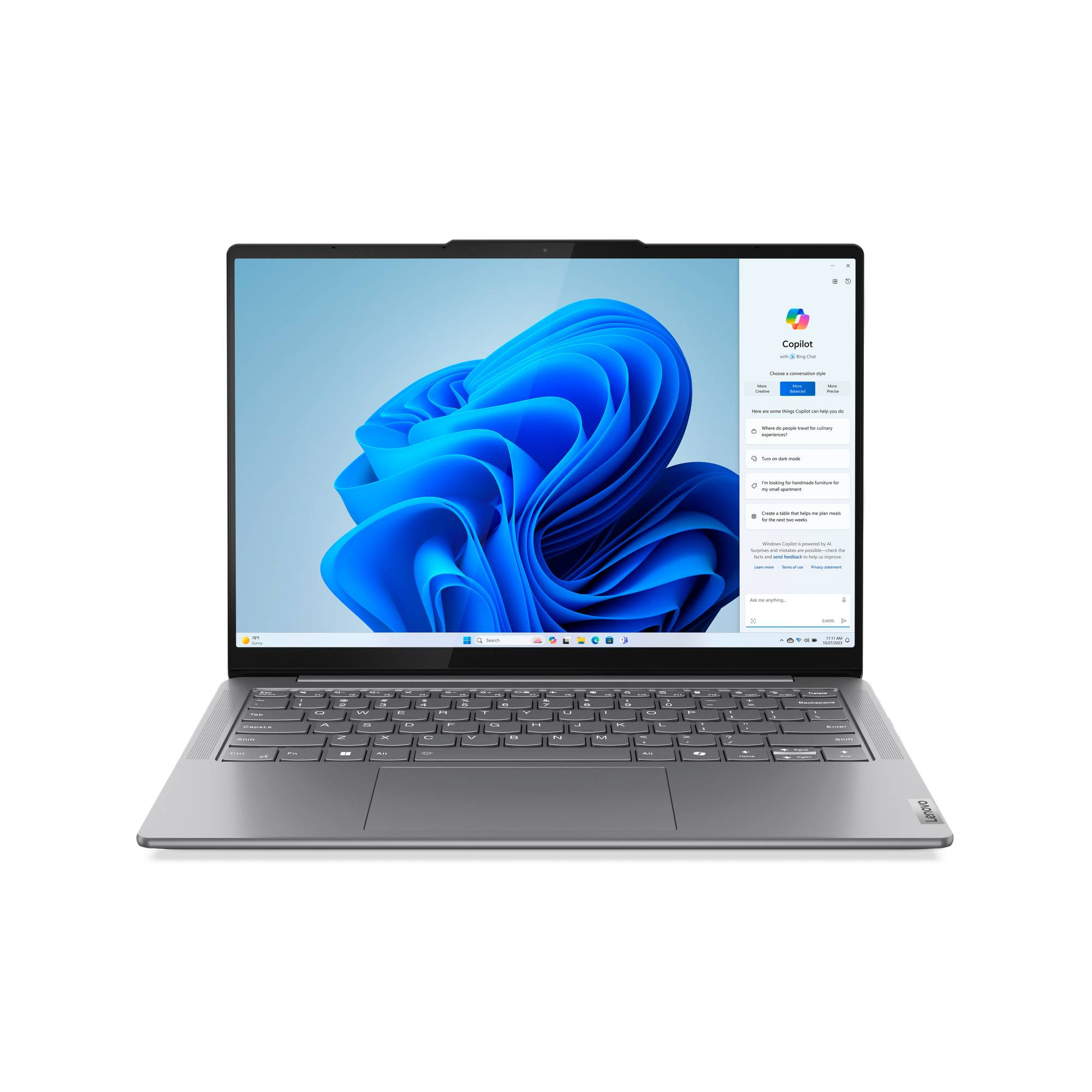 Imagem 0 de Computador Portátil Lenovo Yoga Slim 7i Gen 9 14IMH9-744 14" - Luna Grey