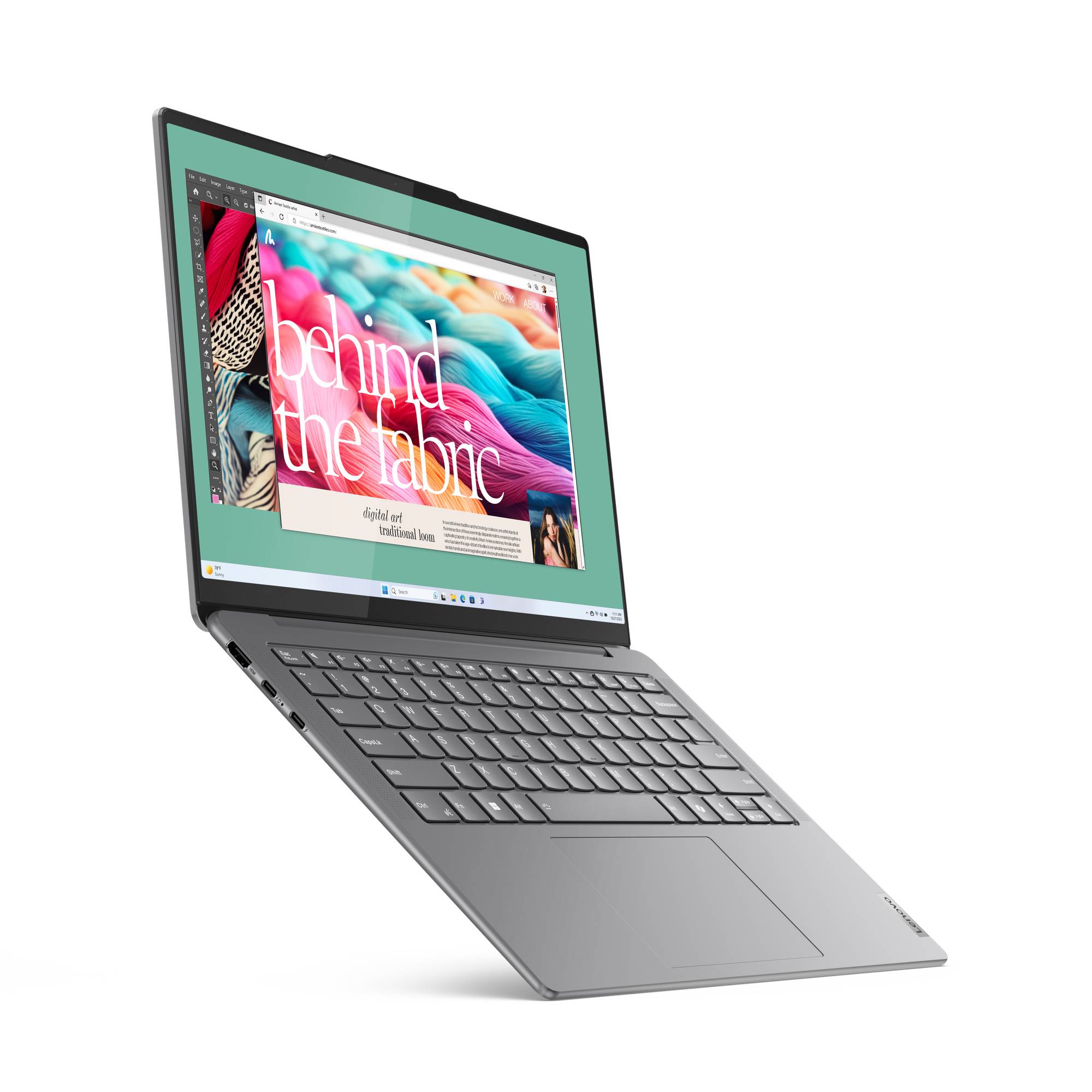 Computador Portátil Lenovo Yoga Slim 7i Gen 9 14IMH9-744 14" - Luna Grey Cinzento-3