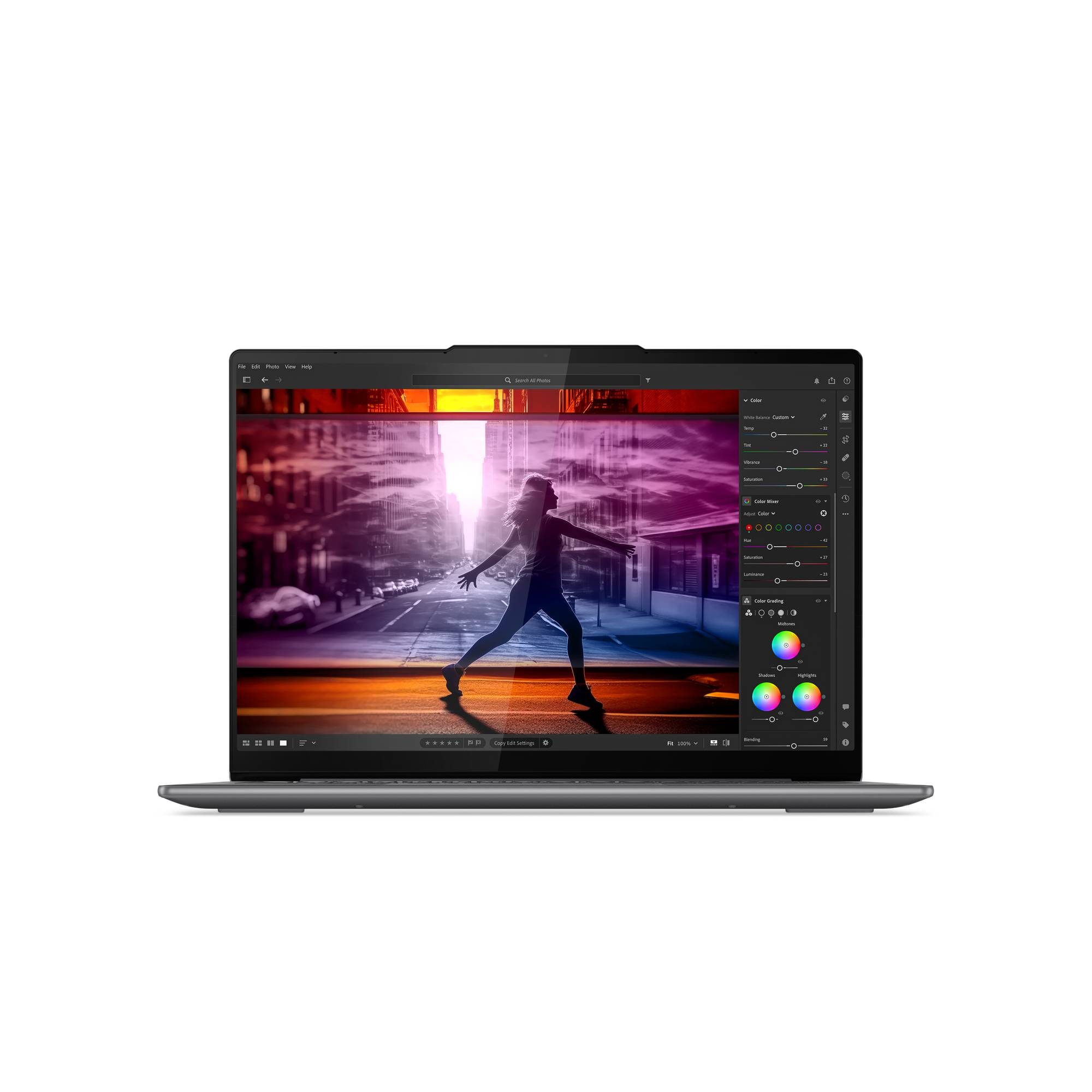 Computador Portátil Lenovo Yoga Slim 7i Gen 9 14IMH9-744 14" - Luna Grey Cinzento-4