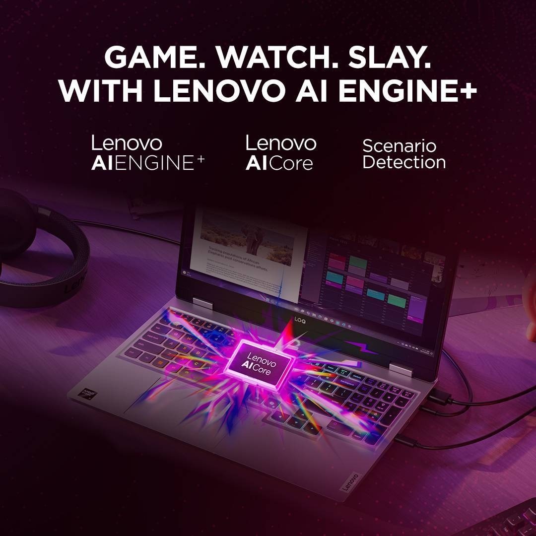 Computador Portátil Lenovo LOQ Gaming 15 Gen 10 15AHP10-901 15.6" - Luna Grey Cinzento-7