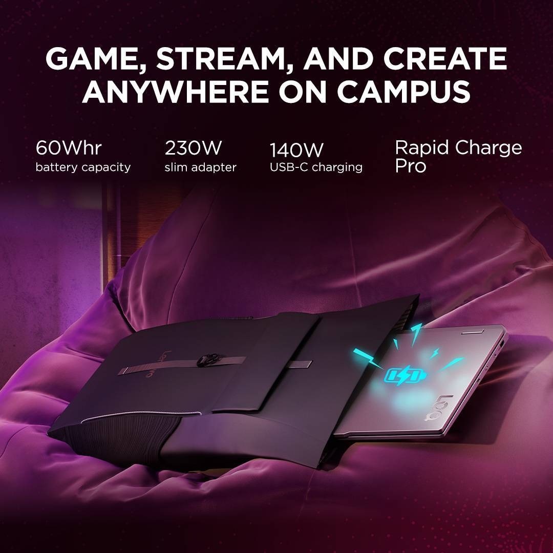 Computador Portátil Lenovo LOQ Gaming 15 Gen 10 15AHP10-901 15.6" - Luna Grey Cinzento-8