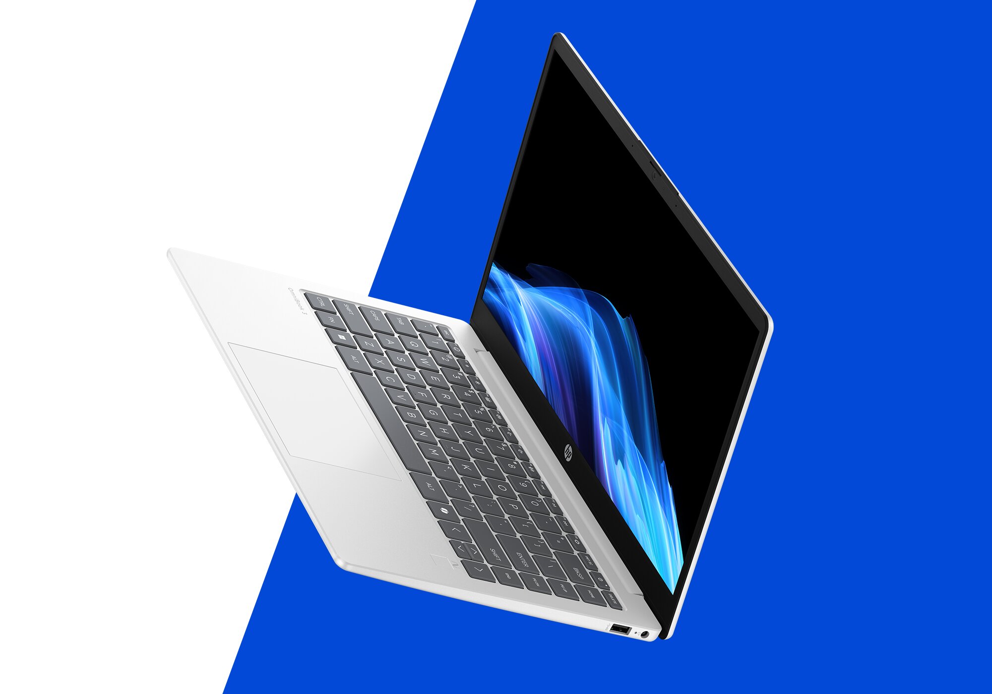 Computador Portátil HP Omnibook 3 AI PC 14-ha0003np, Ryzen AI 7 350 (8C) 50 NPU TOPs, 24GB RAM + 1TB Silver-6