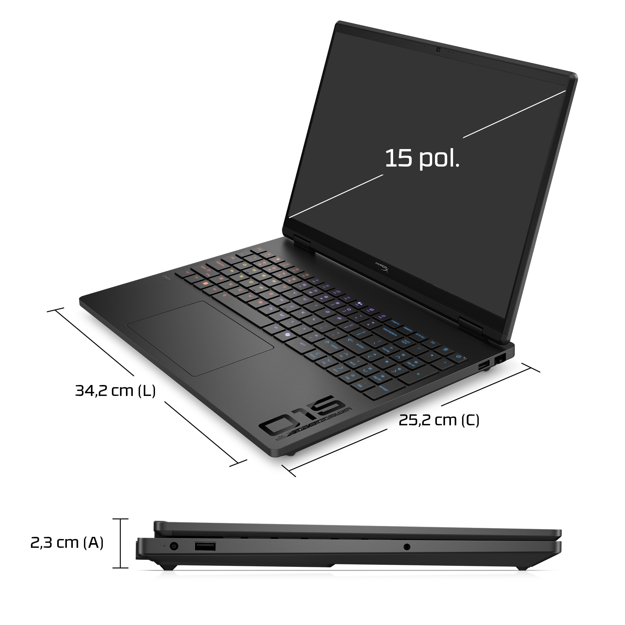 Computador Portátil HP HyperX OMEN 15" Gaming Laptop PC 15-gb0014npx (D6VB4EA) 9