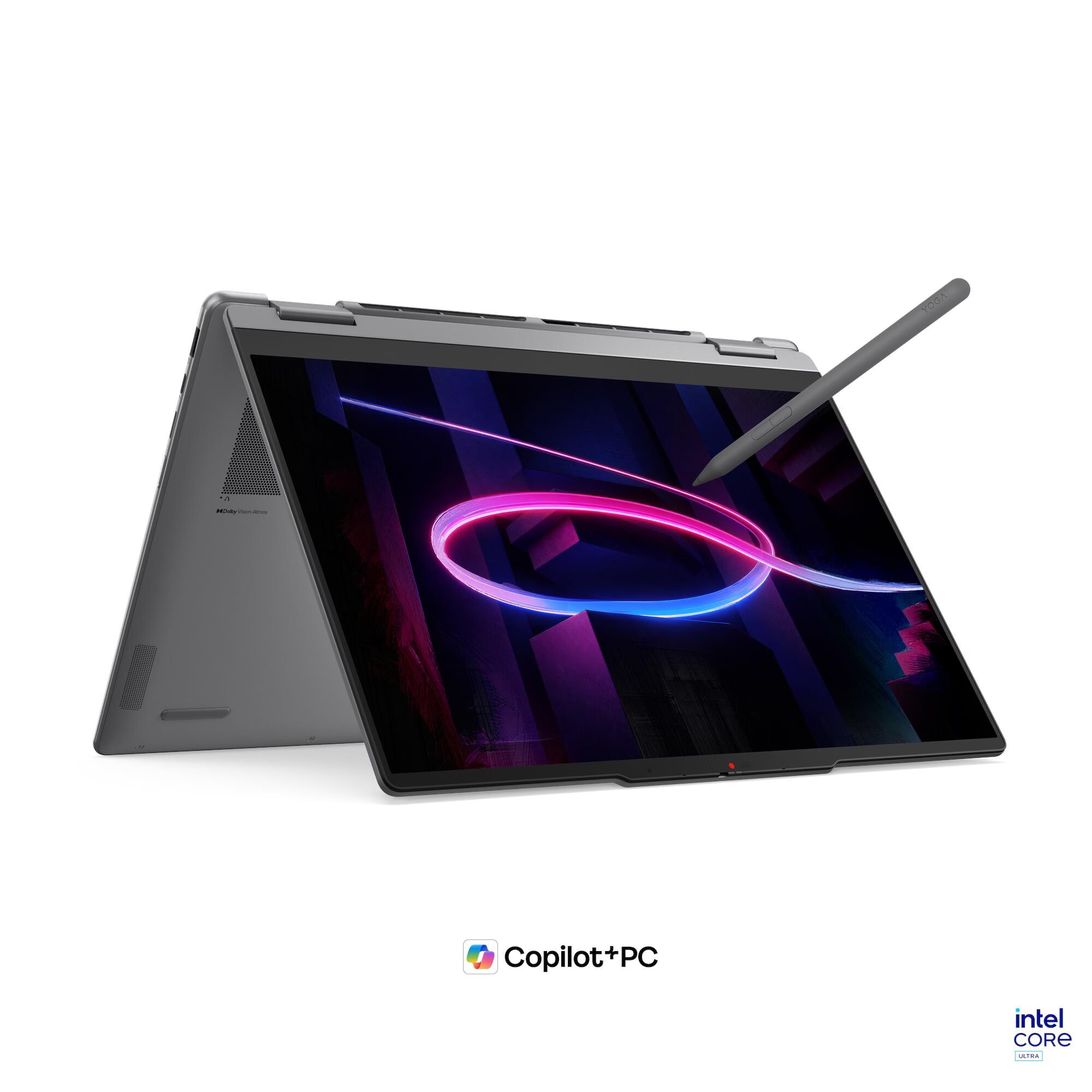 Computador Portátil Lenovo Yoga 7i (Gen 11) Aura Edition Copilot + AI 14IPH11-806 14" Convertível Luna Grey + Yoga Pen Gen 2 Grey-2