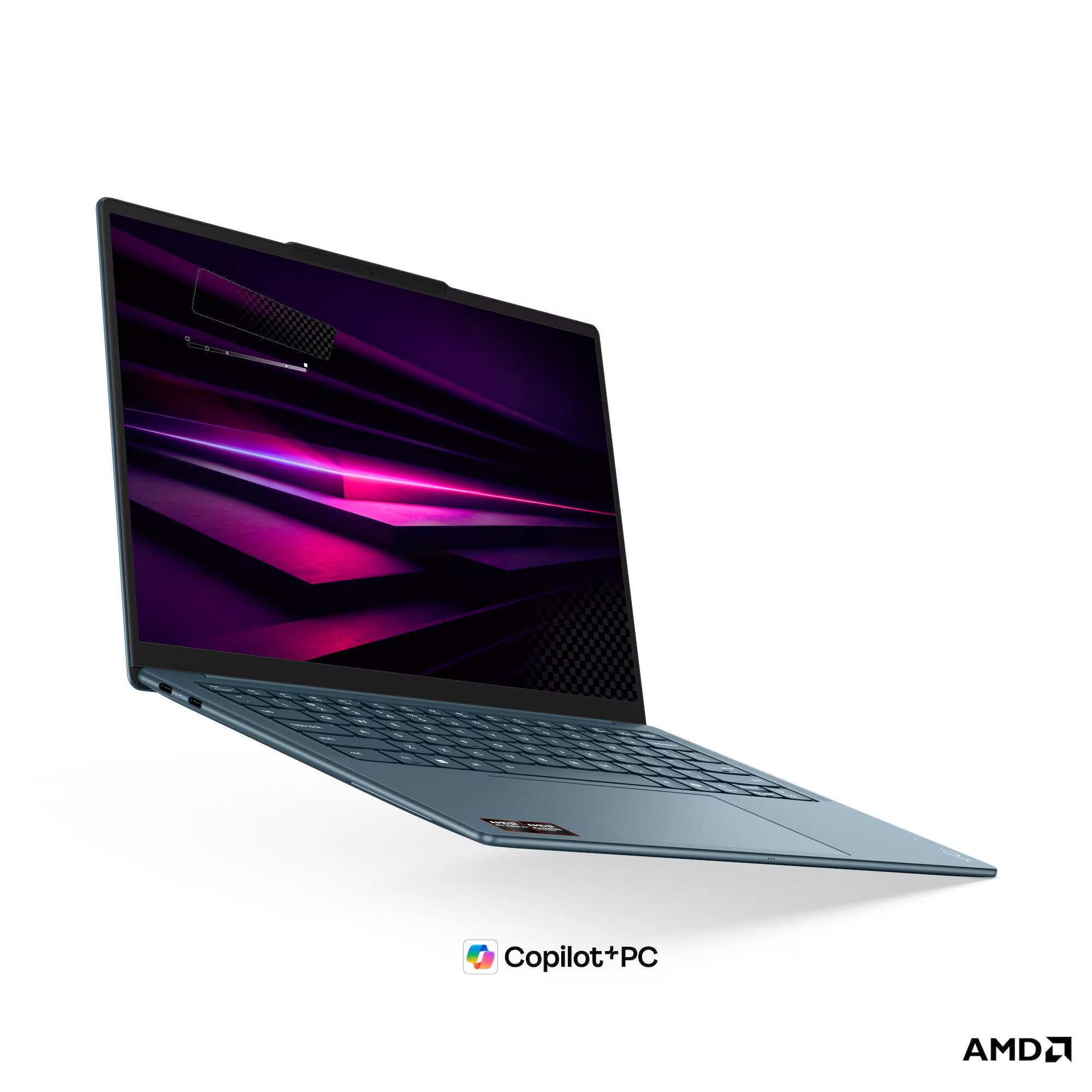 Computador Portátil Lenovo Yoga Slim 7a (14", 11) 14AGP11 AMD Ryzen AI 7 445 Windows® 11 Home - Tidal Teal Tidal Teal-3