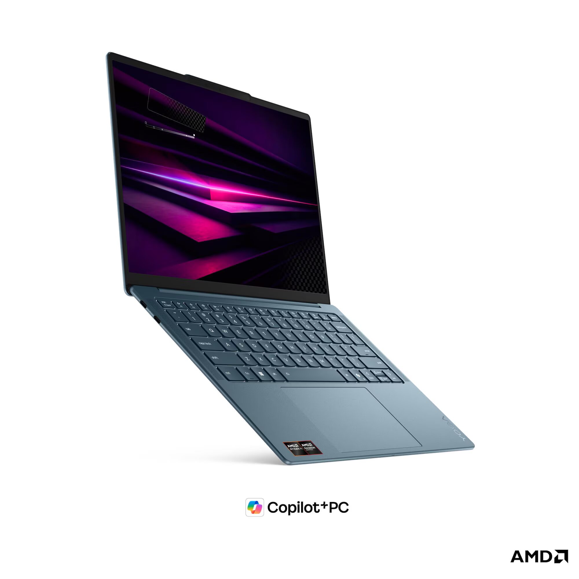 Computador Portátil Lenovo Yoga Slim 7a (14", 11) 14AGP11 AMD Ryzen AI 7 445 Windows® 11 Home - Tidal Teal Tidal Teal-5