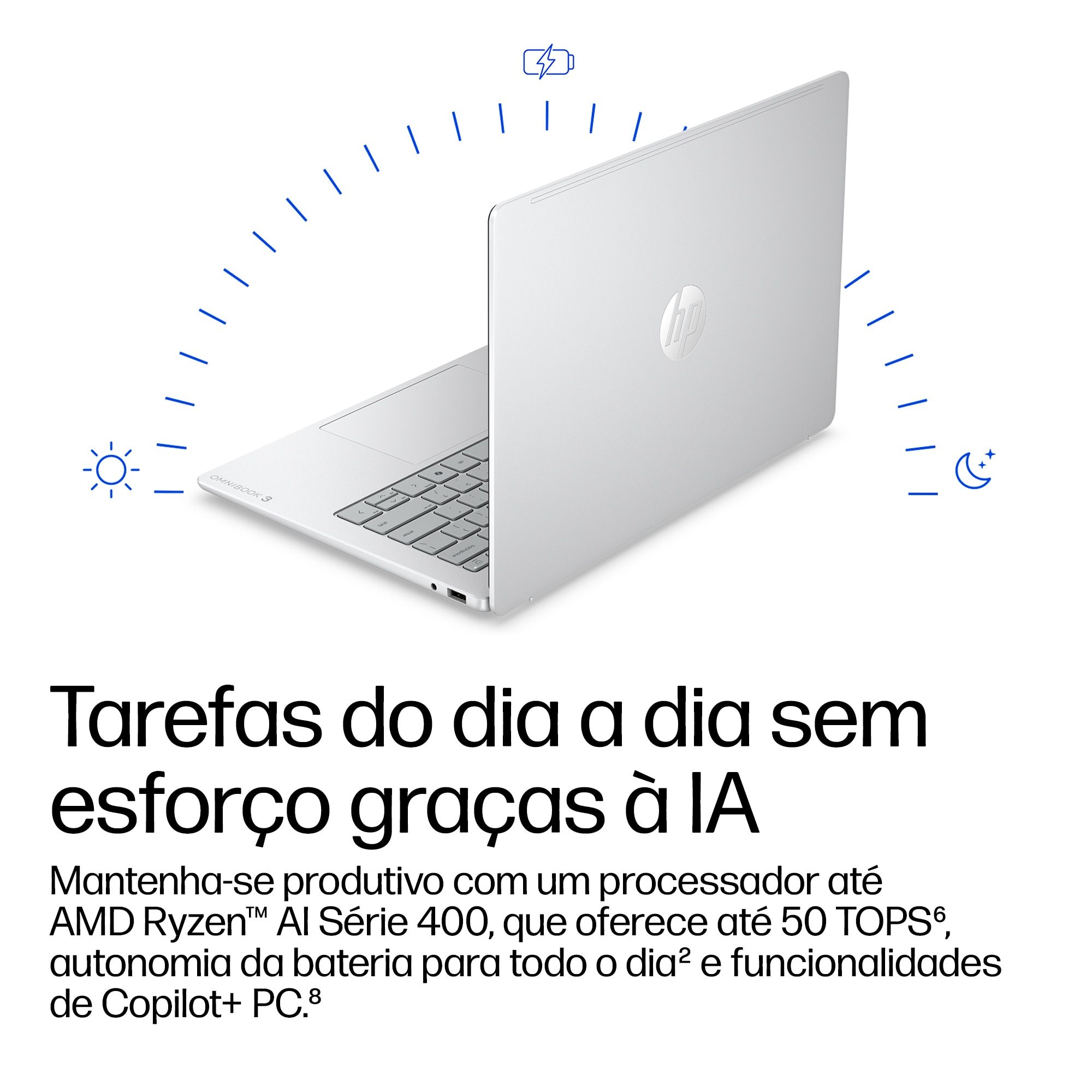 Computador Portátil HP Omnibook 3 14" 14-hy0017npx Prateado-5