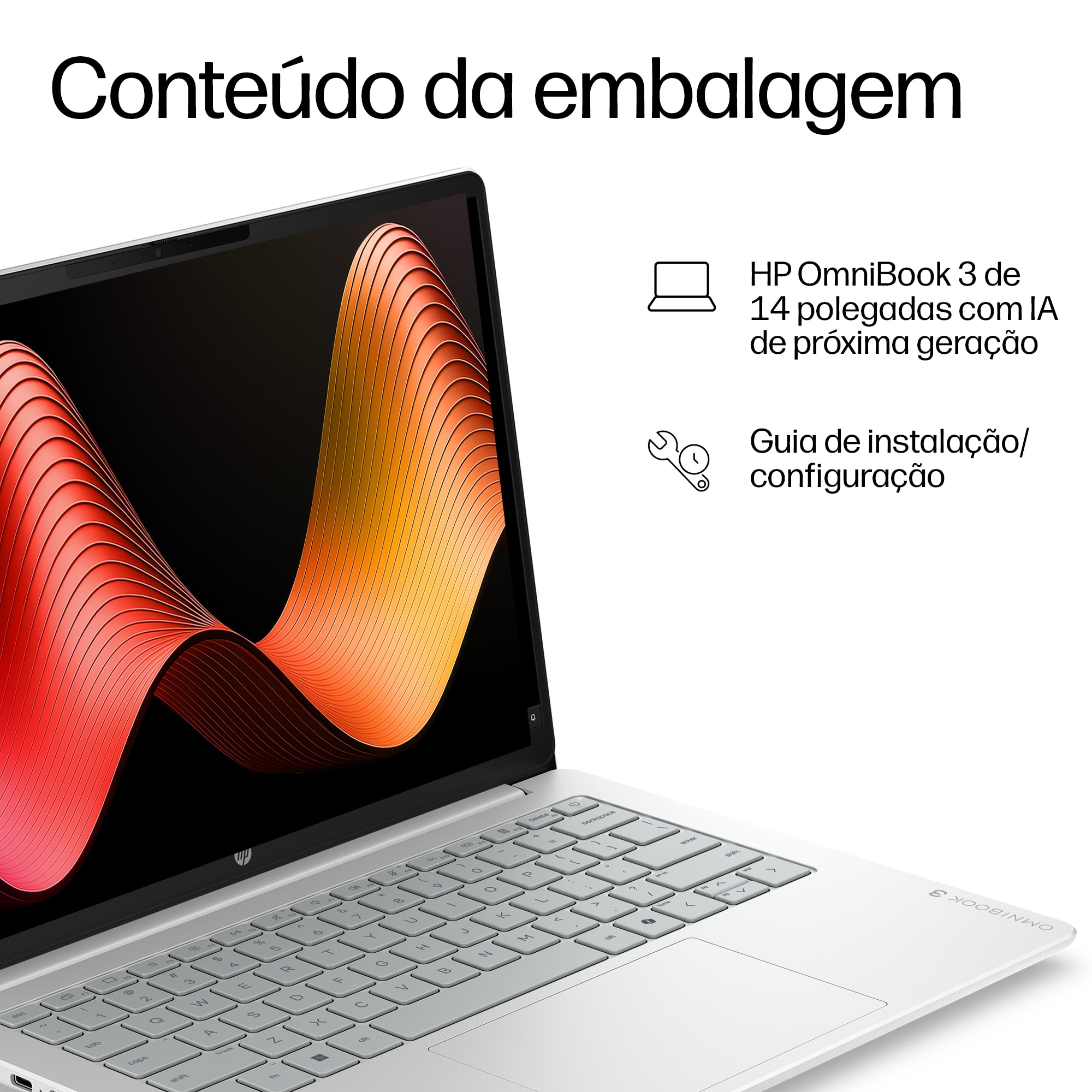 Computador Portátil HP Omnibook 3 14" 14-hy0017npx Prateado-9