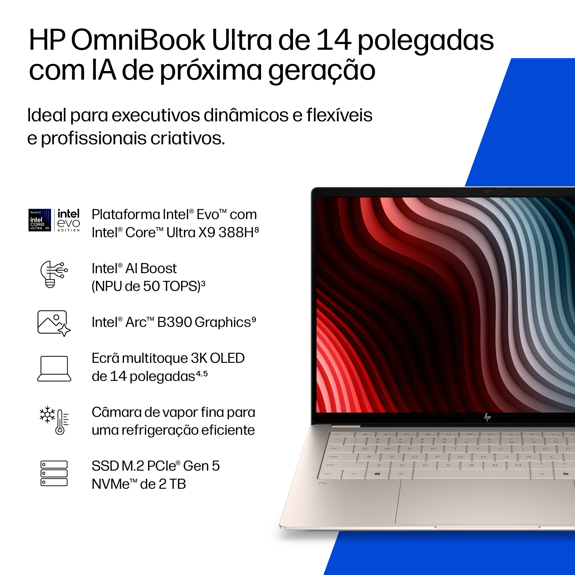 Computador Portátil HP Omnibook 14" Ultra NG GEN AI 1 14-kd0005np com IA Próxima Geração Silver-2