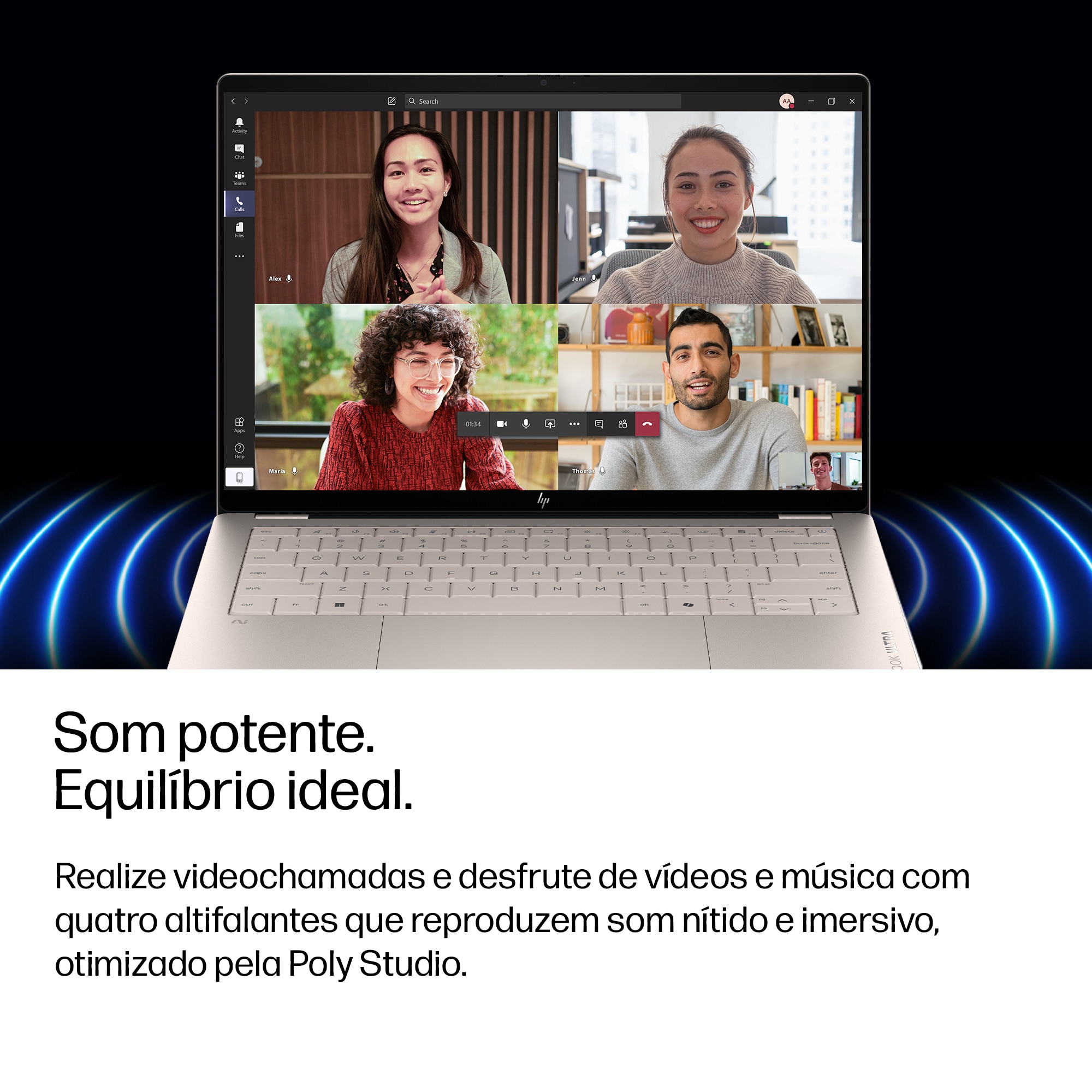 Computador Portátil HP Omnibook 14" Ultra NG GEN AI 1 14-kd0005np com IA Próxima Geração Silver-9