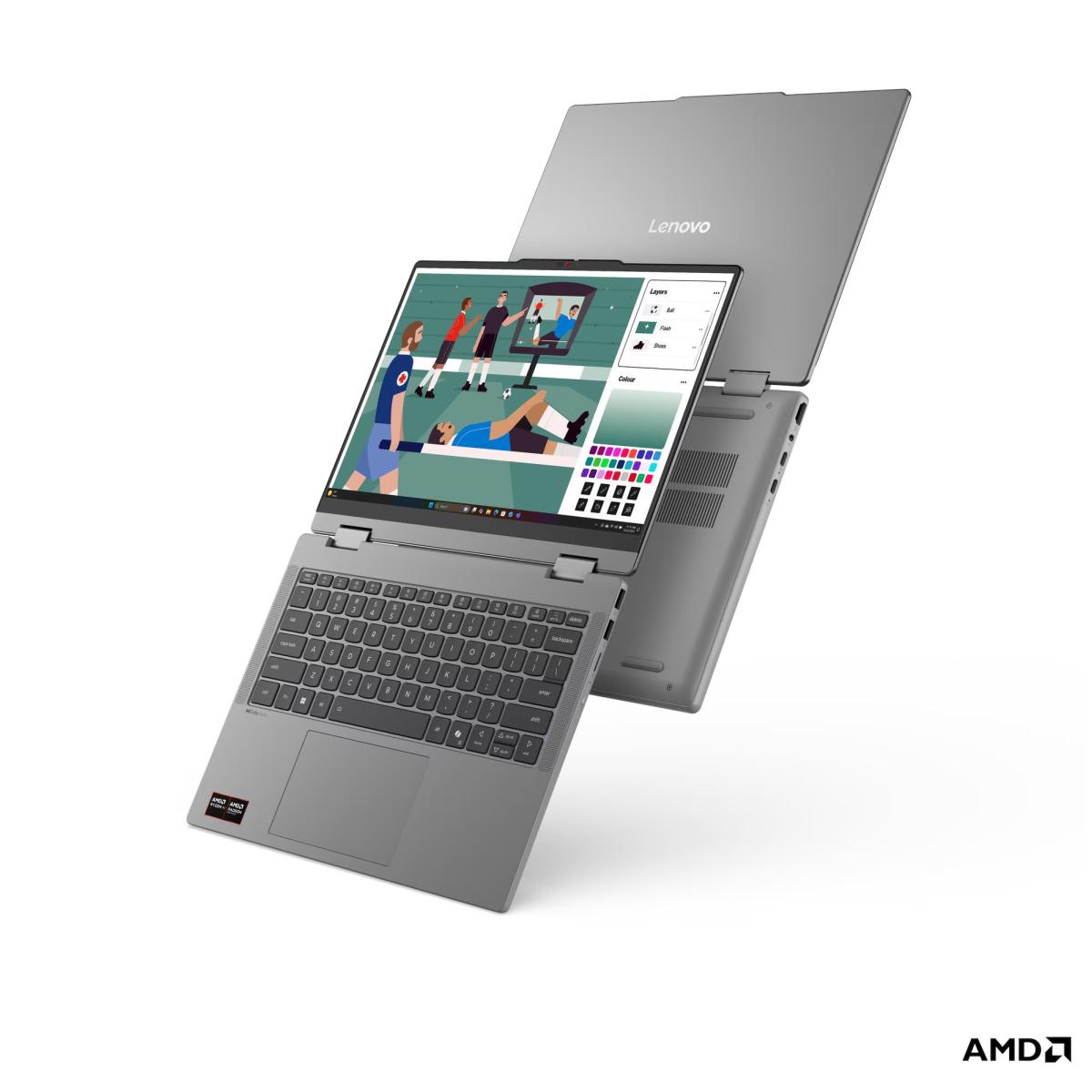 Computador Portátil Lenovo IdeaPad 5a 2-in-1 14" 14AHP11 Luna Grey-5