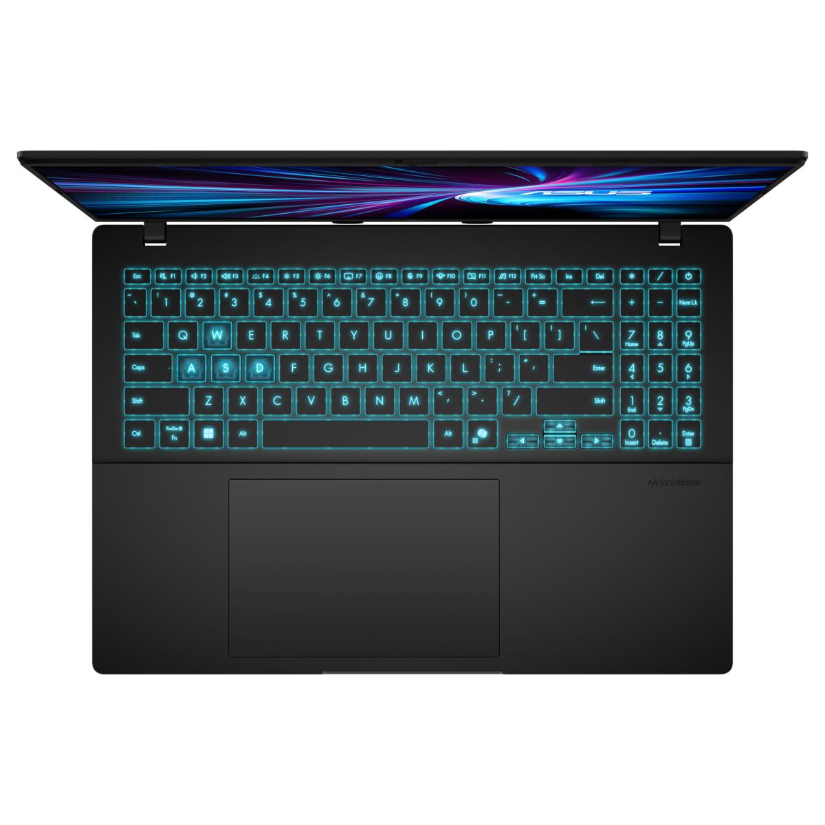 Computador Portátil Gaming ASUS V16 V16-5050A1 com Intel® Core™ 7 240H, 16 GB RAM, SSD 512 GB, NVIDIA® GeForce RTX™ 5050, Ecrã 16" WUXGA e Windows 11 Home - Preto Preto-5