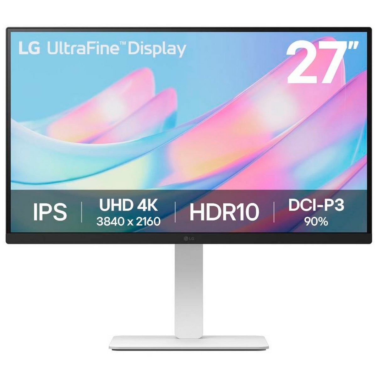 Imagem 0 de Monitor LG UltraFine 27US550-W IPS 27" 4K UHD 16:9 60Hz - Branco
