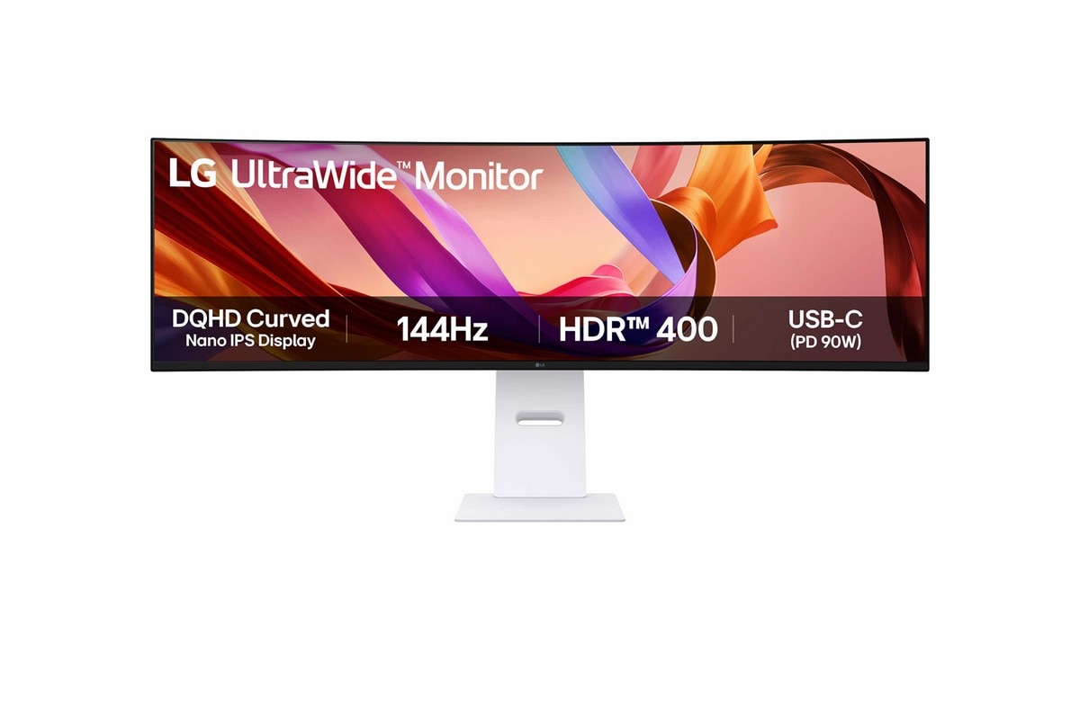 Imagem 0 de Monitor PC 124cm (49") LG 49U950A-W Dual-QHD, Nano IPS, UltraWide Curvo 3800R, 5K