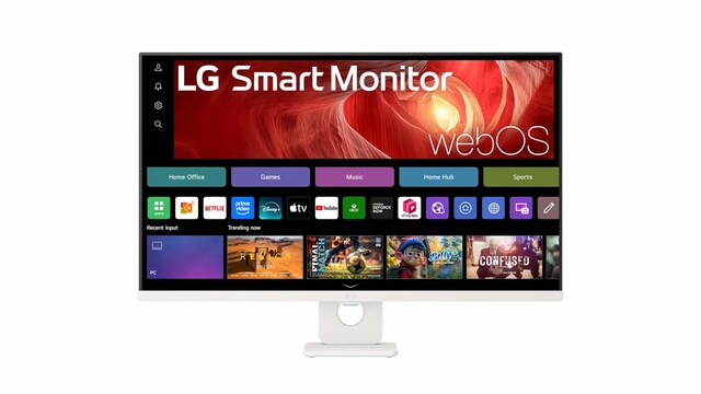 Imagem 0 de Monitor PC 80cm (32") LG Smart Monitor 32U721SA-W, 60 Hz, UHD 4K - Branco