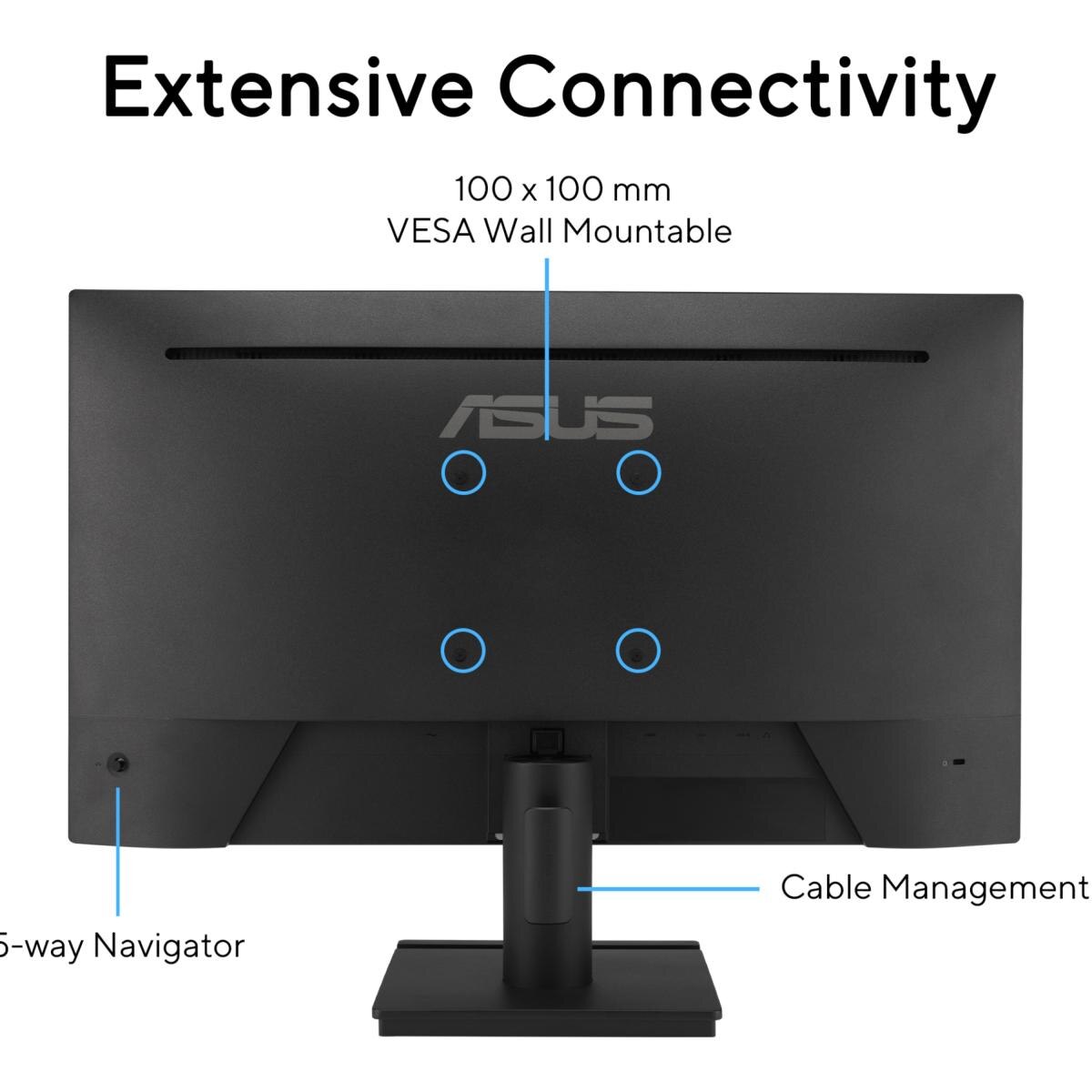 Monitor Asus 23.8" VA249HG IPS FHD 16:9 120Hz VESA Adaptive Sync Preto-6