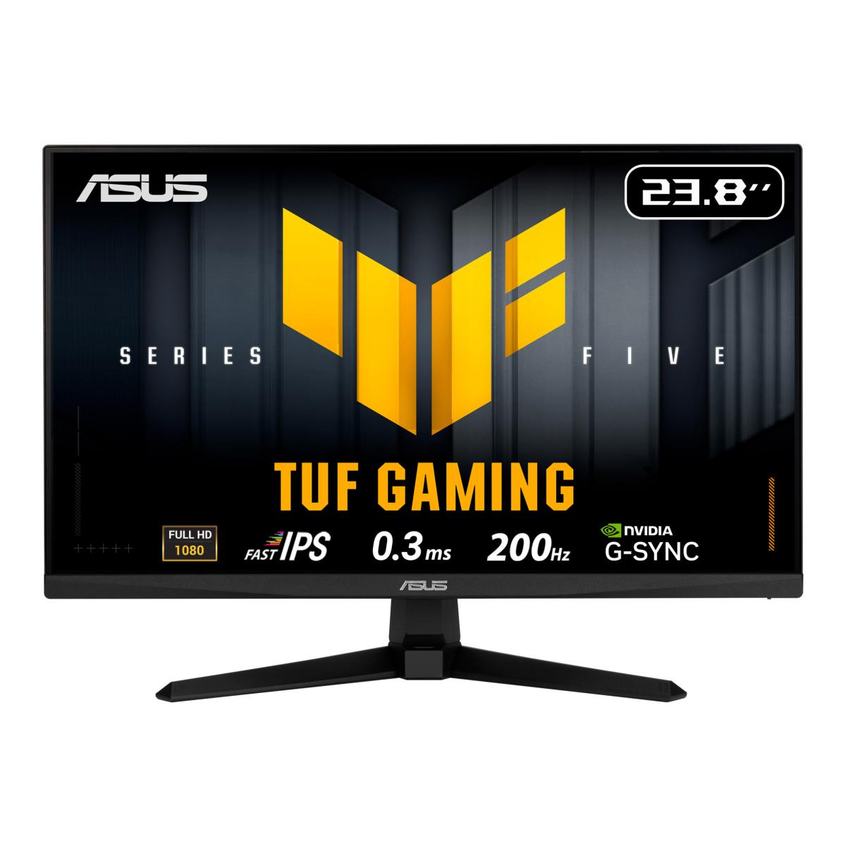 Imagem 0 de Monitor TUF Gaming Asus 23.8" VG249Q5A Fast IPS W-LED FHD 16:9 200Hz VESA Adaptive Sync, FreeSync Premium, G-SYNC Compatível