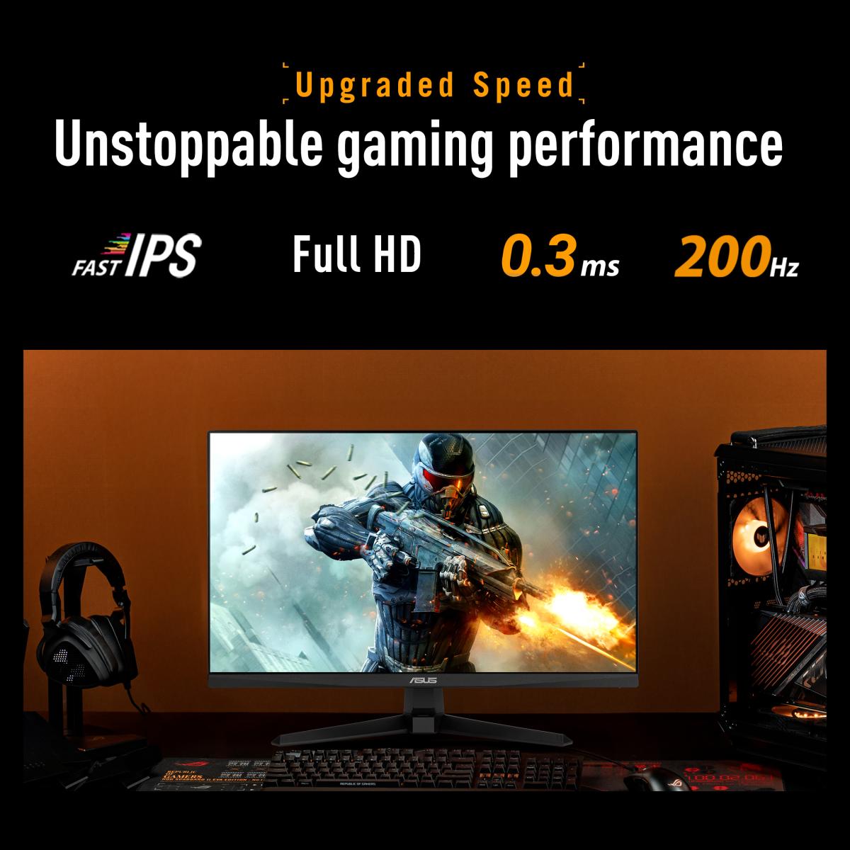 Monitor TUF Gaming Asus 27" (68,6 cm) VG279Q5A Full HD, IPS, 200 Hz Preto-3