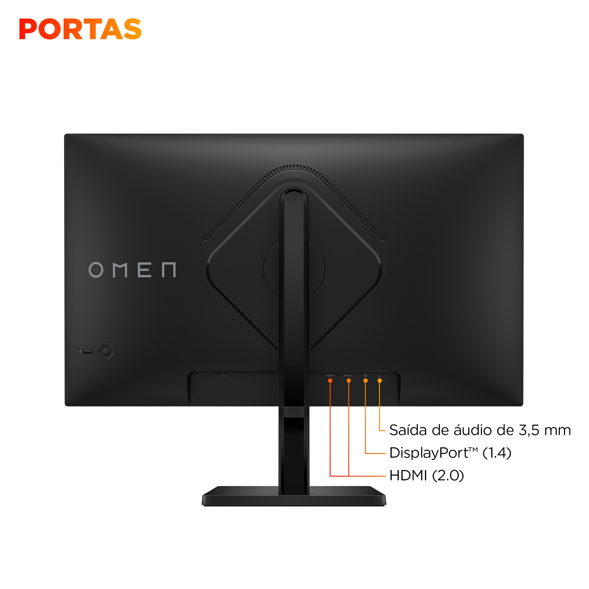 Monitor PC Gaming 68,5cm (27") HP OMEN 27 G2, 180 Hz, Full HD IPS, AMD FreeSync Preto-3