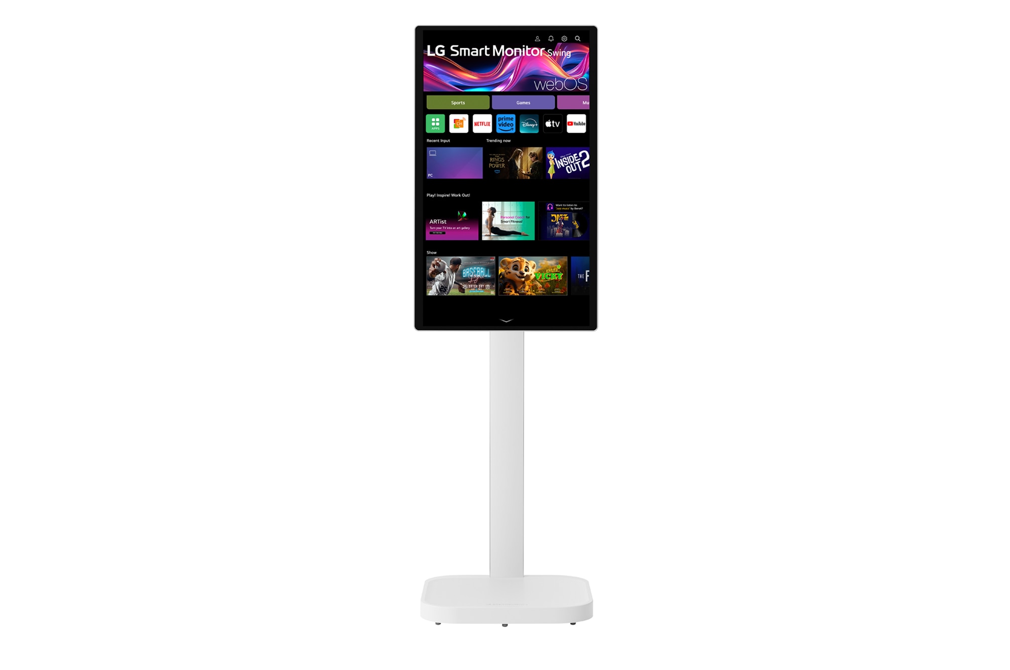 Monitor LG 32U889SA-W.AEU 32” UHD Touch, Painel IPS 4K Branco-2